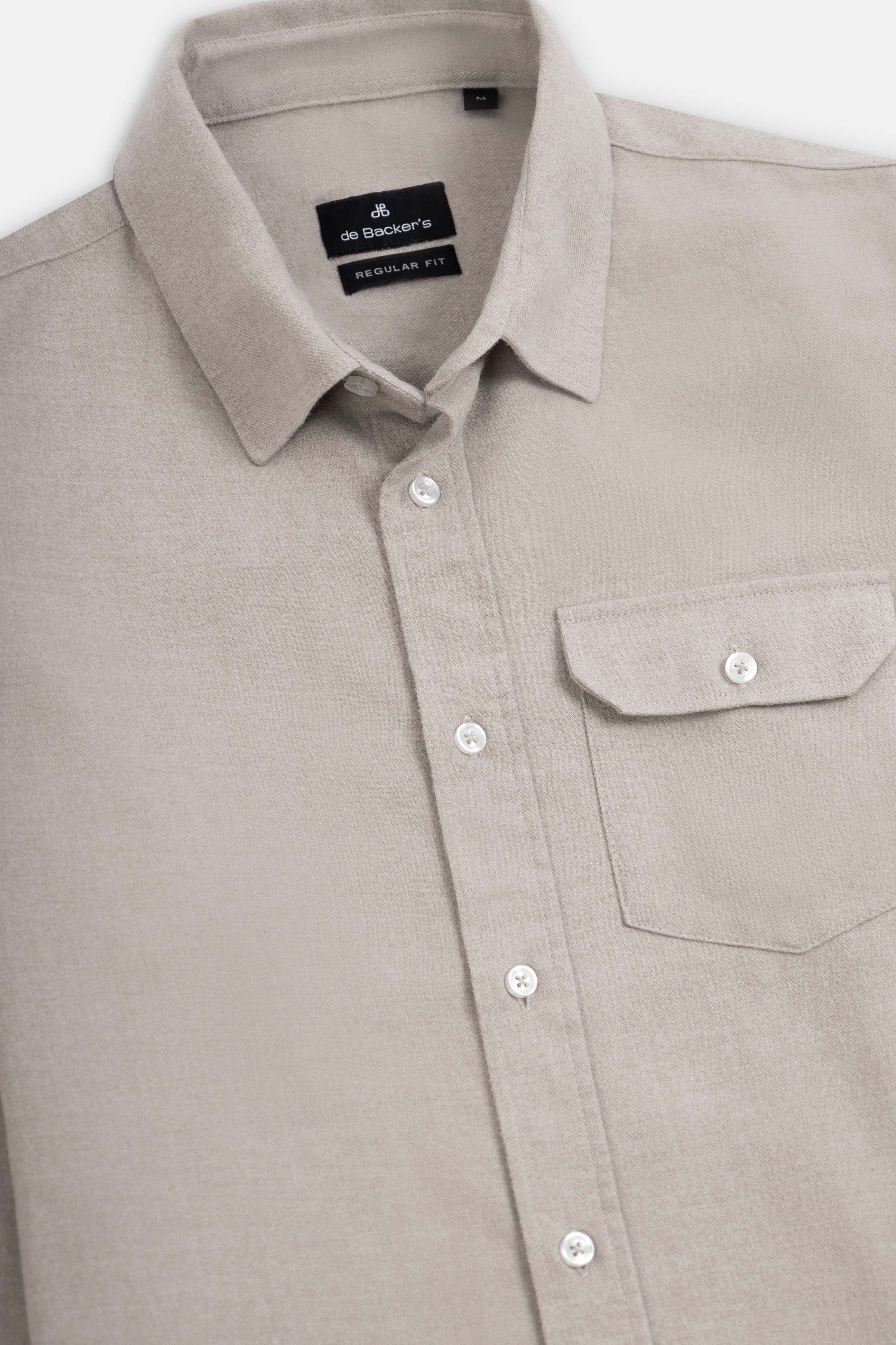 Silver Wool Casual Shirt - 5