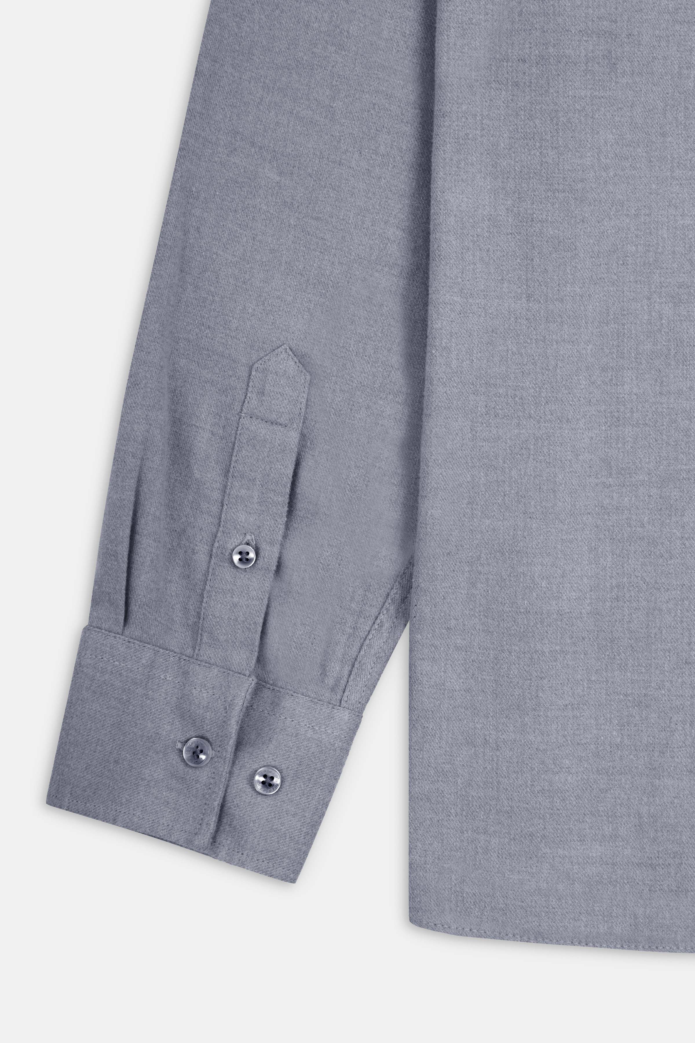 Gray Cotton Wool feel Casual Shirt