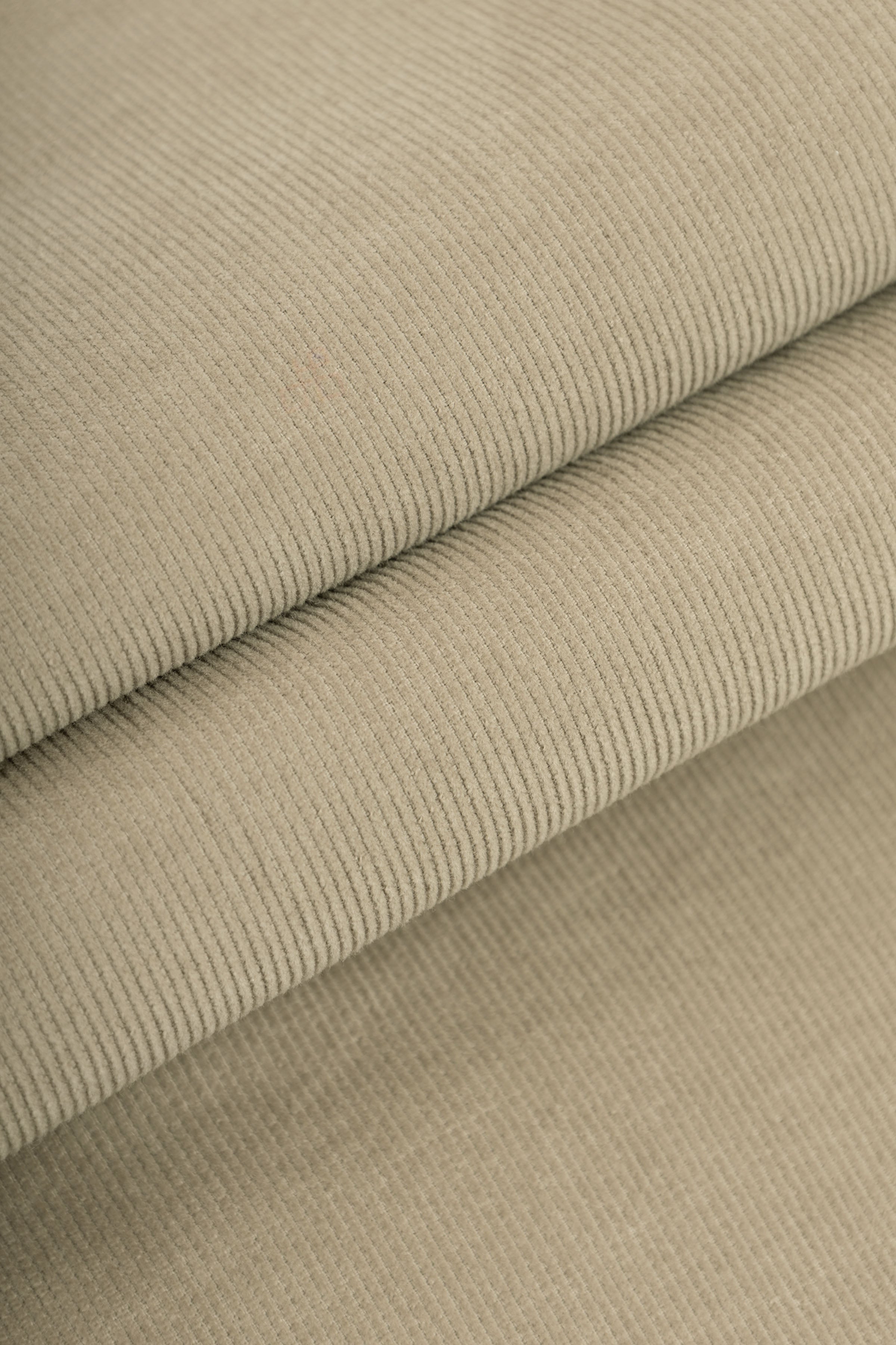 Khaki Button-Up Velvet Shirt