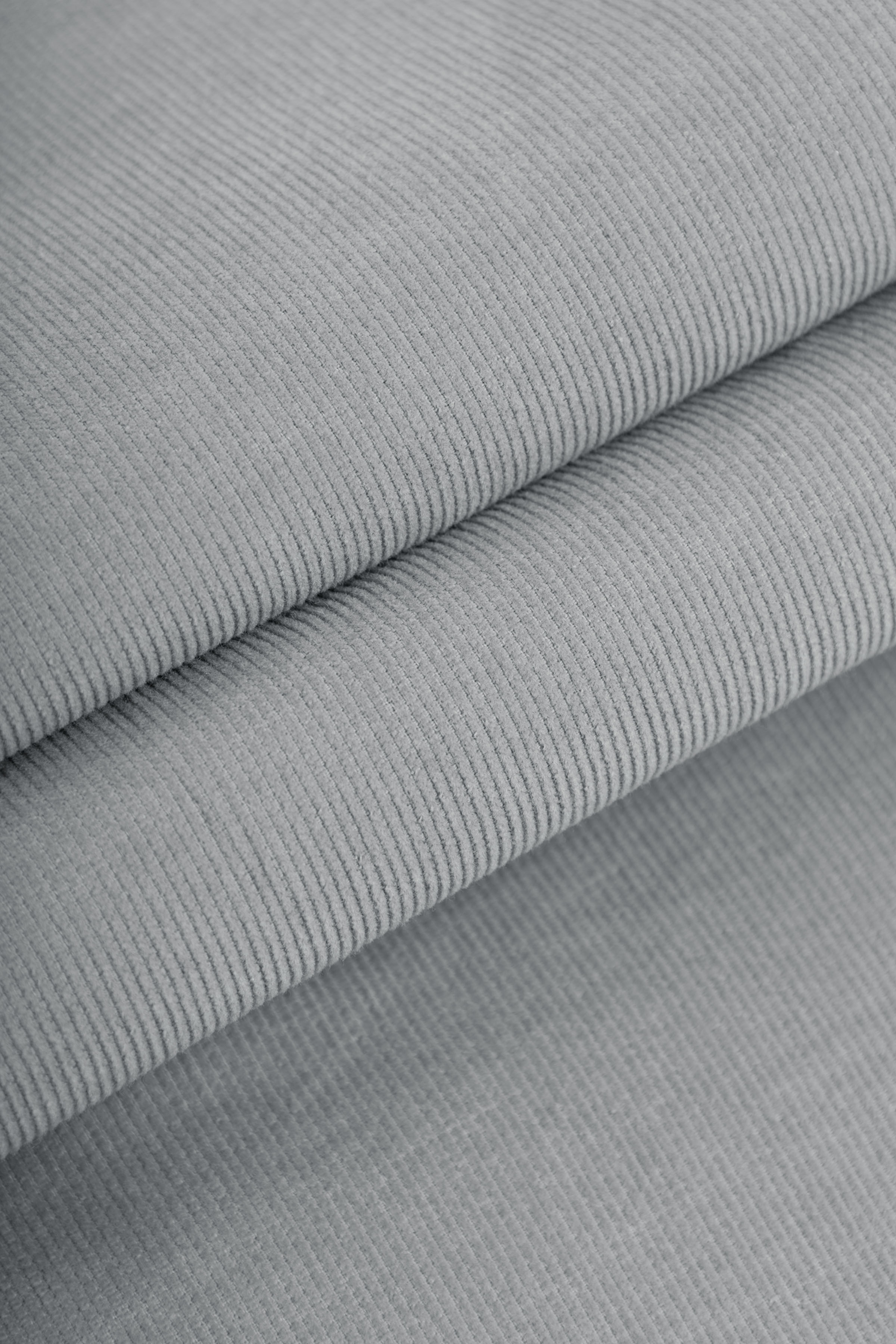 Gray Button-Up Velvet Shirt