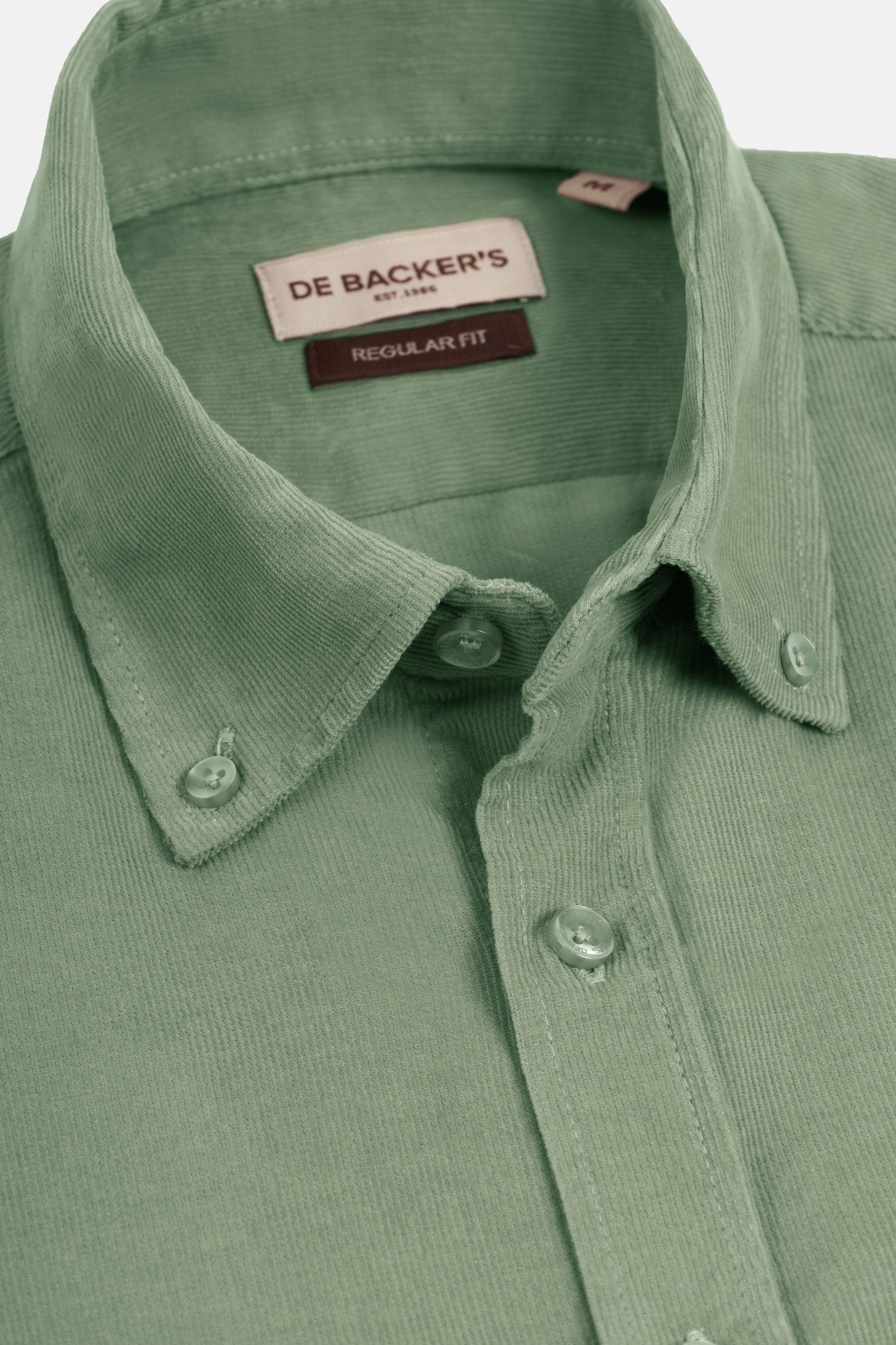 Spanish Green Button-Up Velvet Shirt