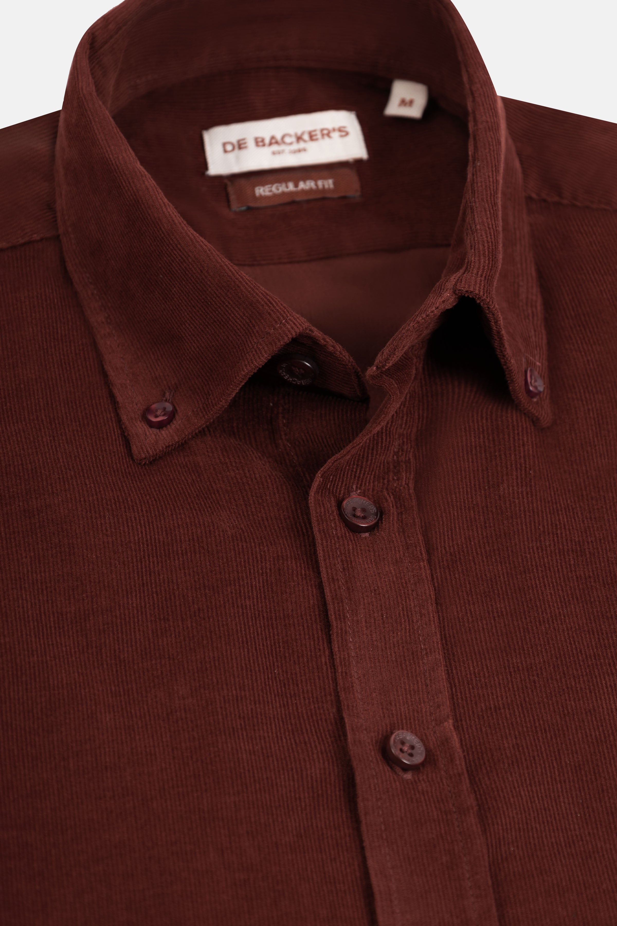 Burgundy Button-Up Velvet Shirt