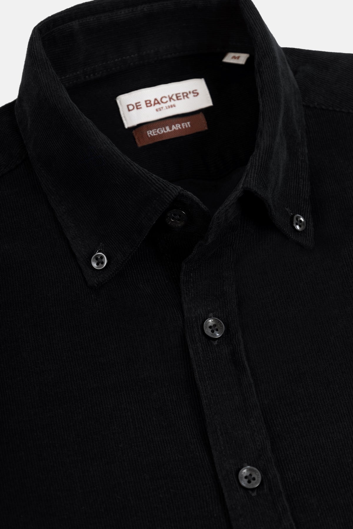 Black Button-Up Velvet Over-Shirt - 3