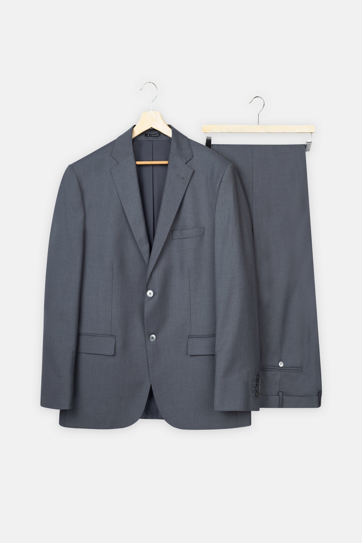 Twill Gray Suit (Special Size) - 1