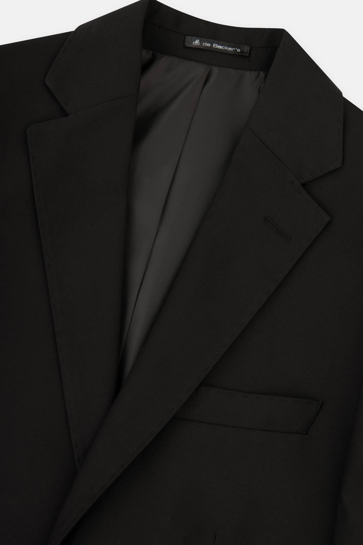Twill Patterned Black Bamboo Suite - 5