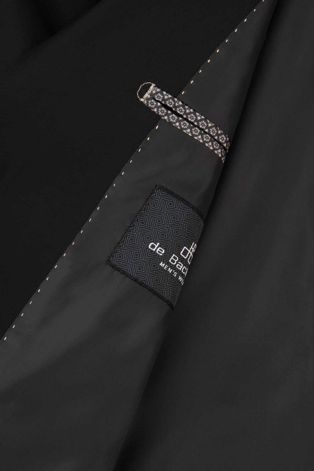 Twill Patterned Black Bamboo Suite