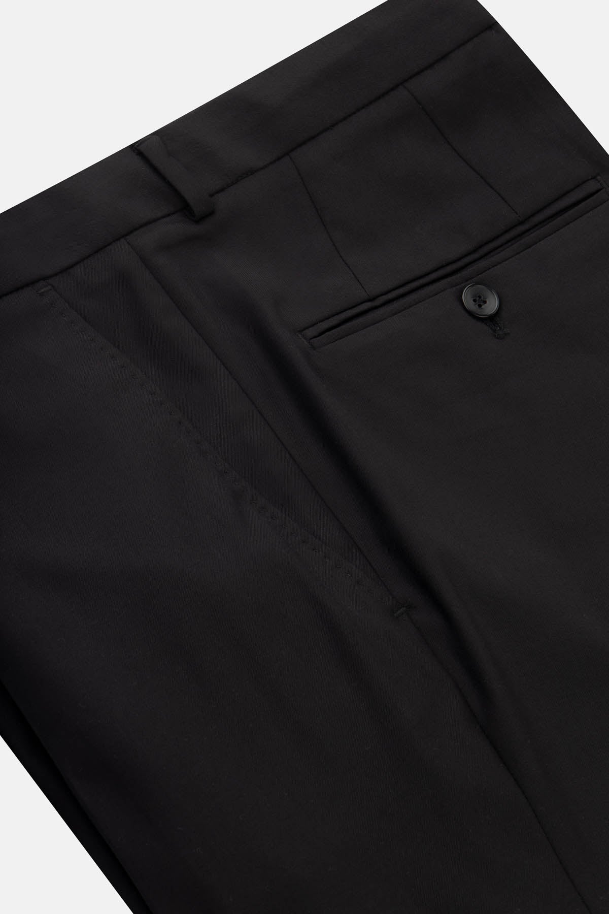 Twill Patterned Black Bamboo Suite - 3