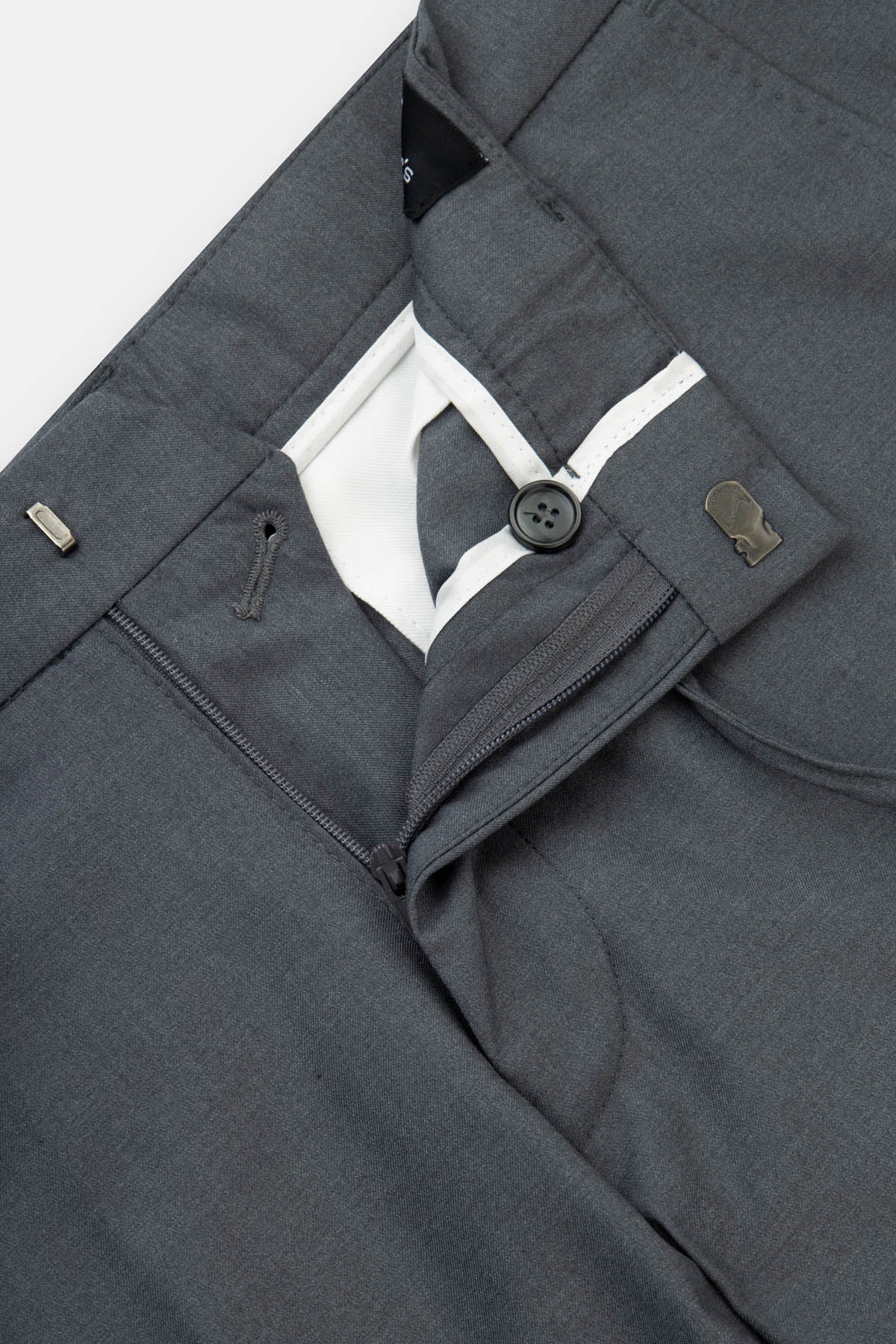 Twill Patterned Gray Bamboo Suite - 3