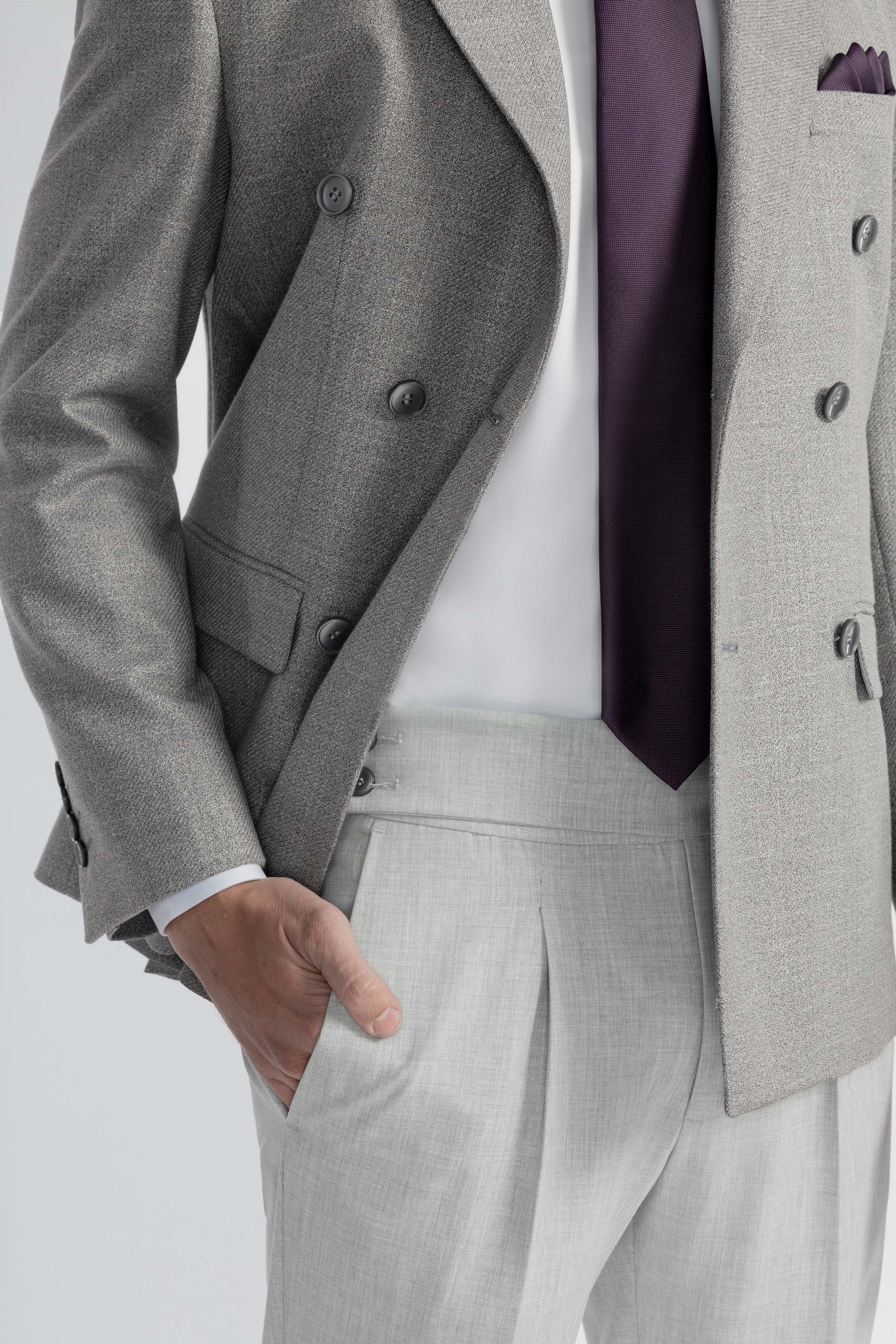 Tweed Patterned Gray Suit