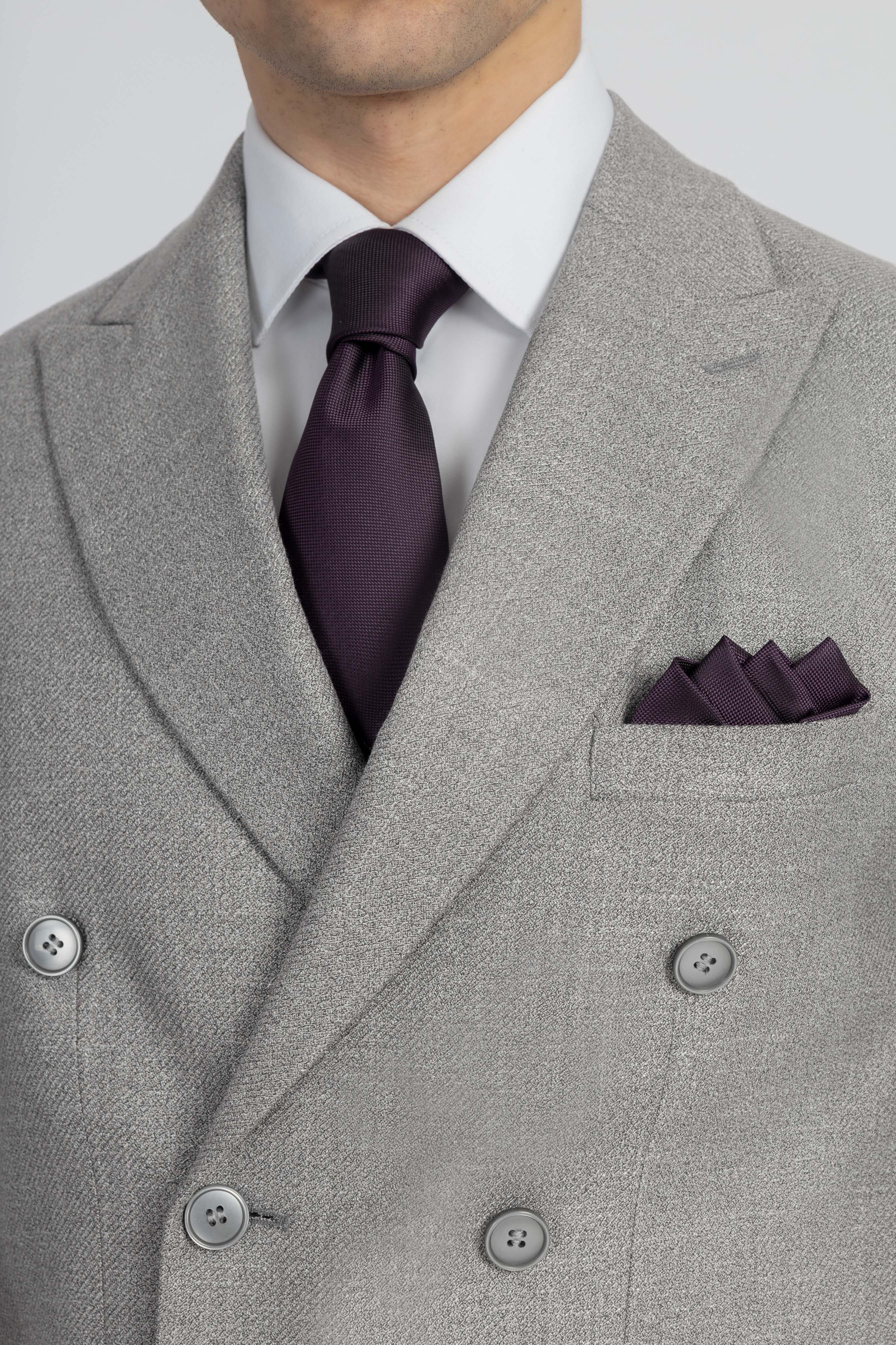 Tweed Patterned Gray Suit