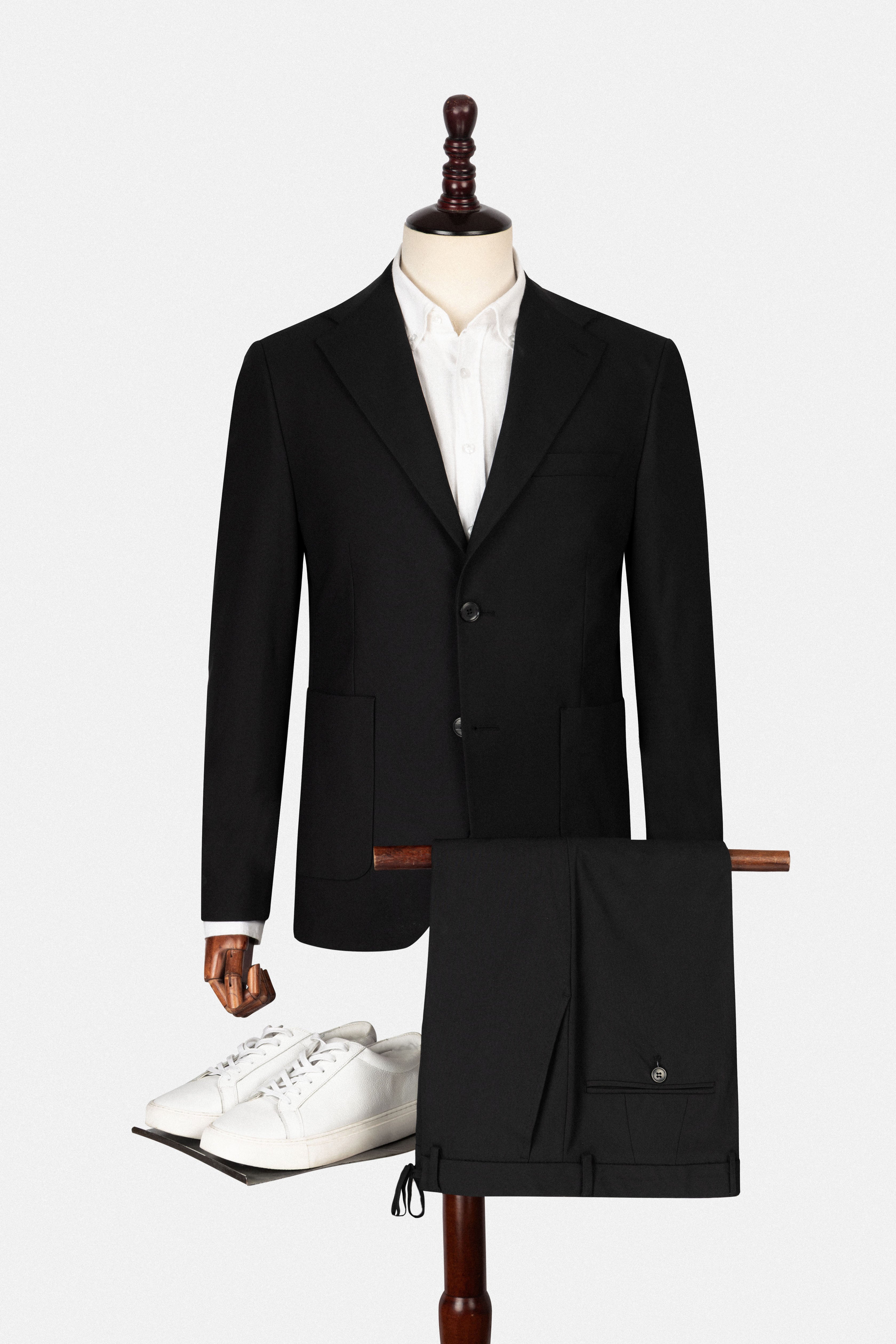 Black Casual Suit