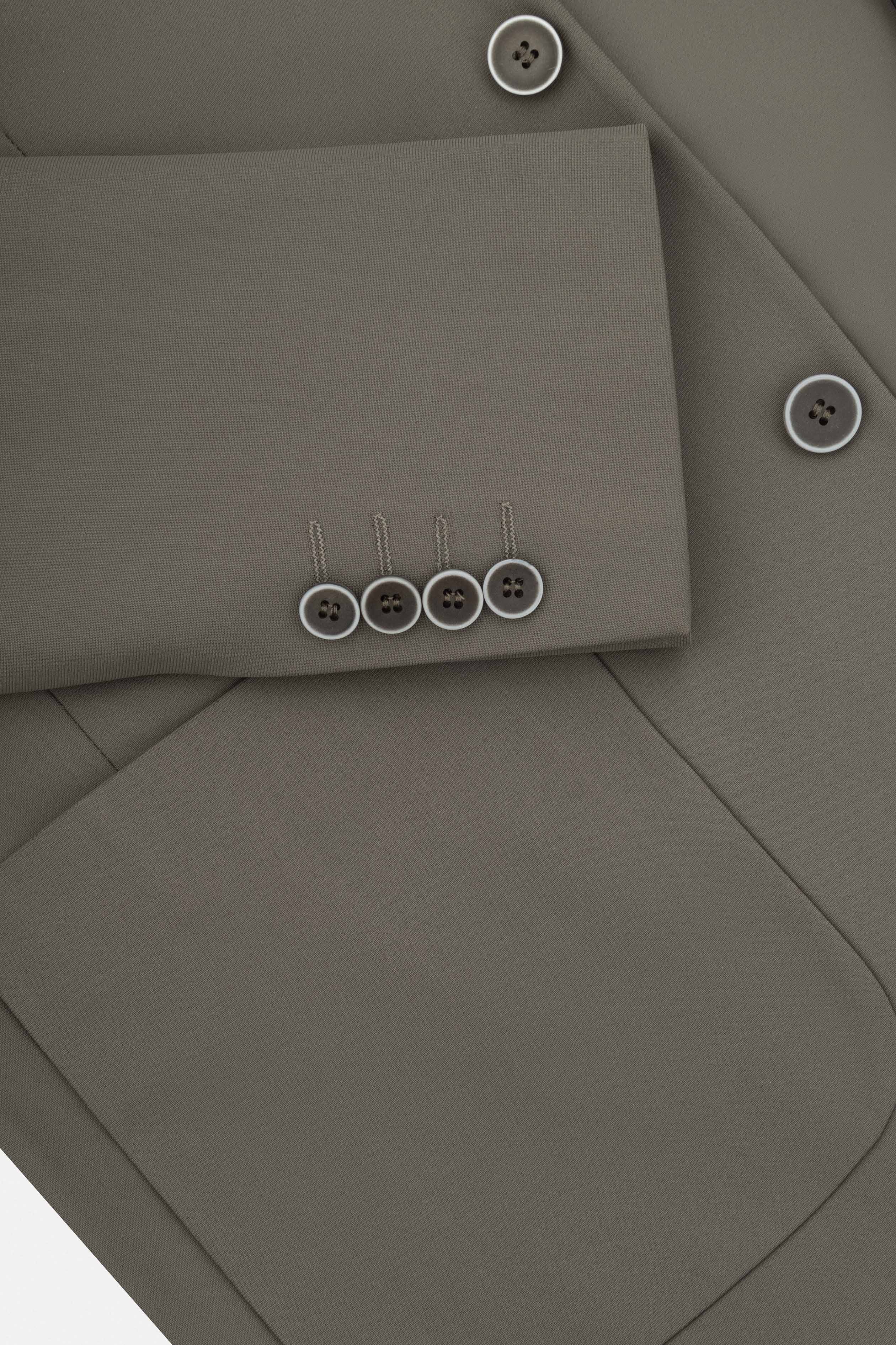 Solid Dark Green Casual Suite
