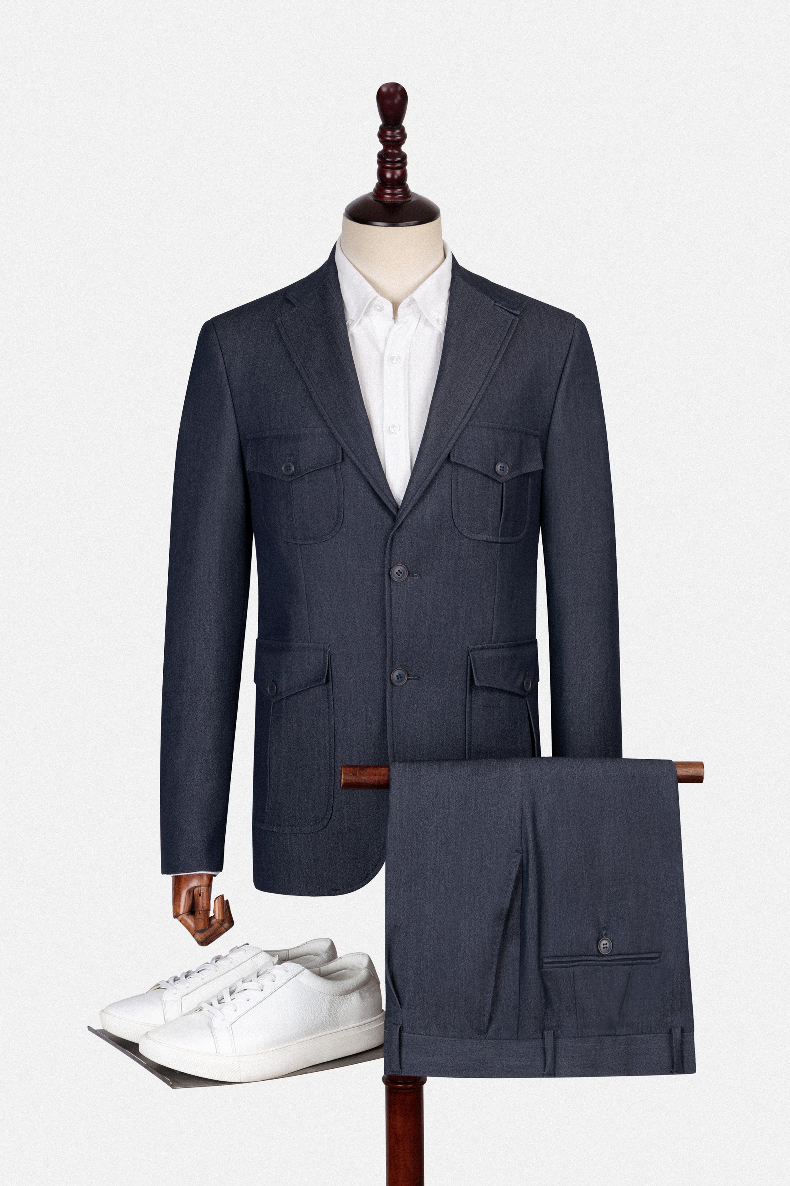 Navy Casual Suit