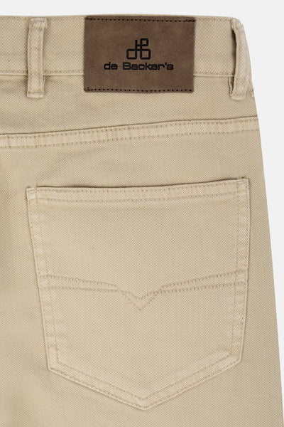Dyed Dun Beige Jeans