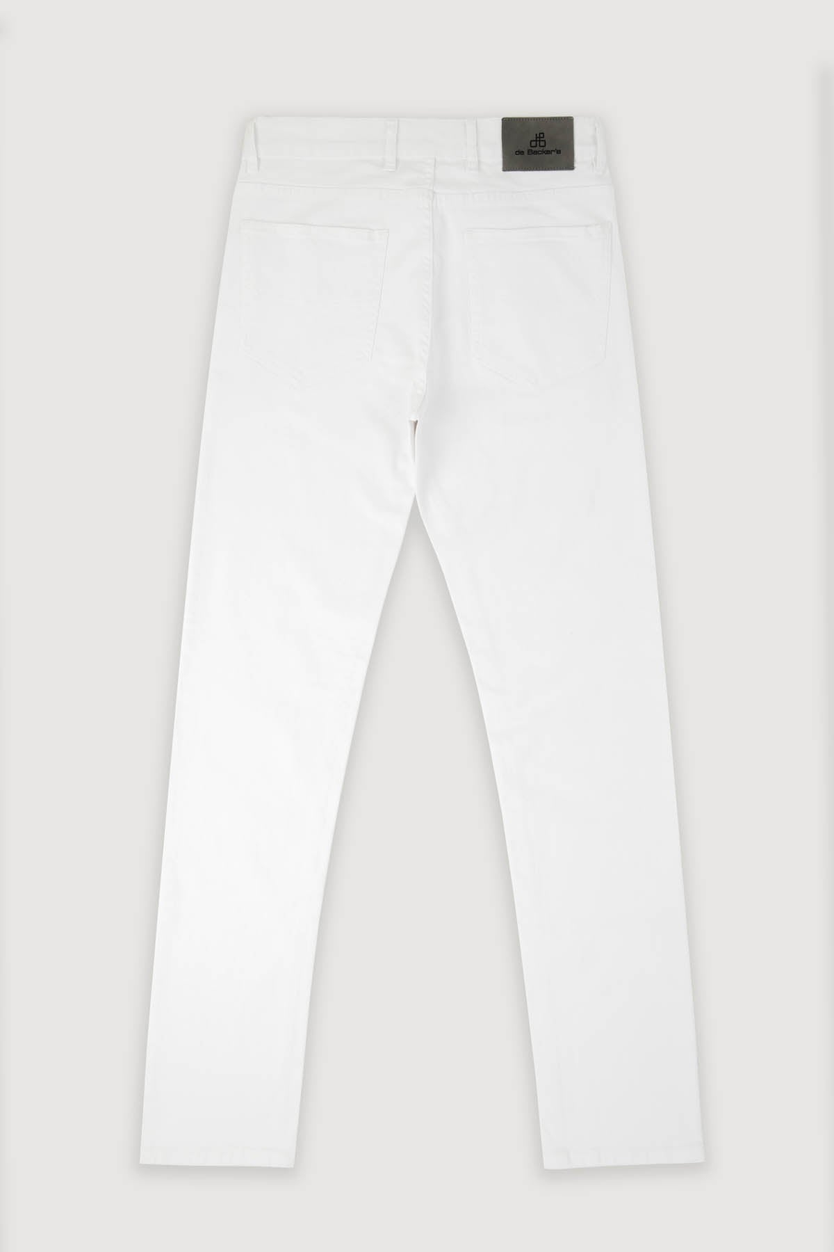 Dyed White Jeans - 5