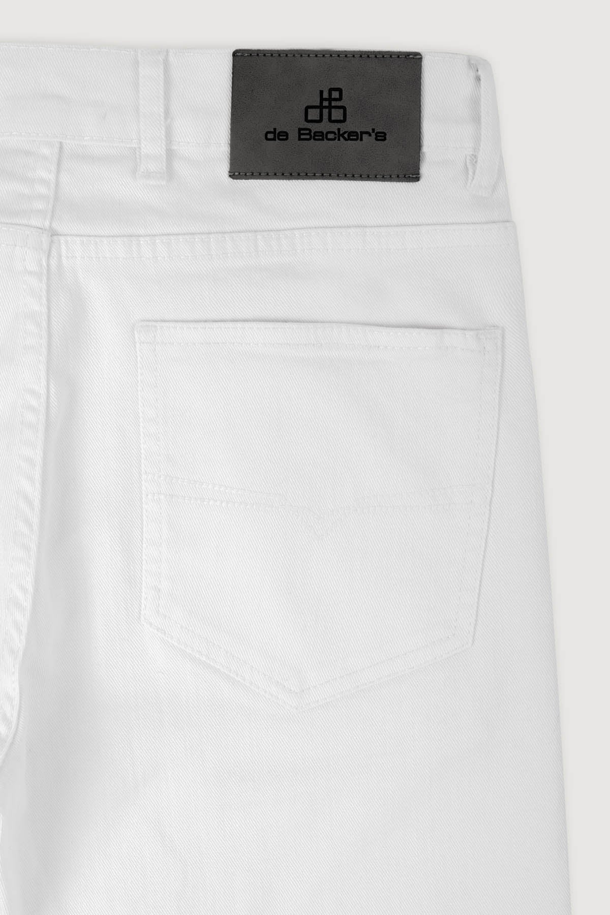 Dyed White Jeans - 4