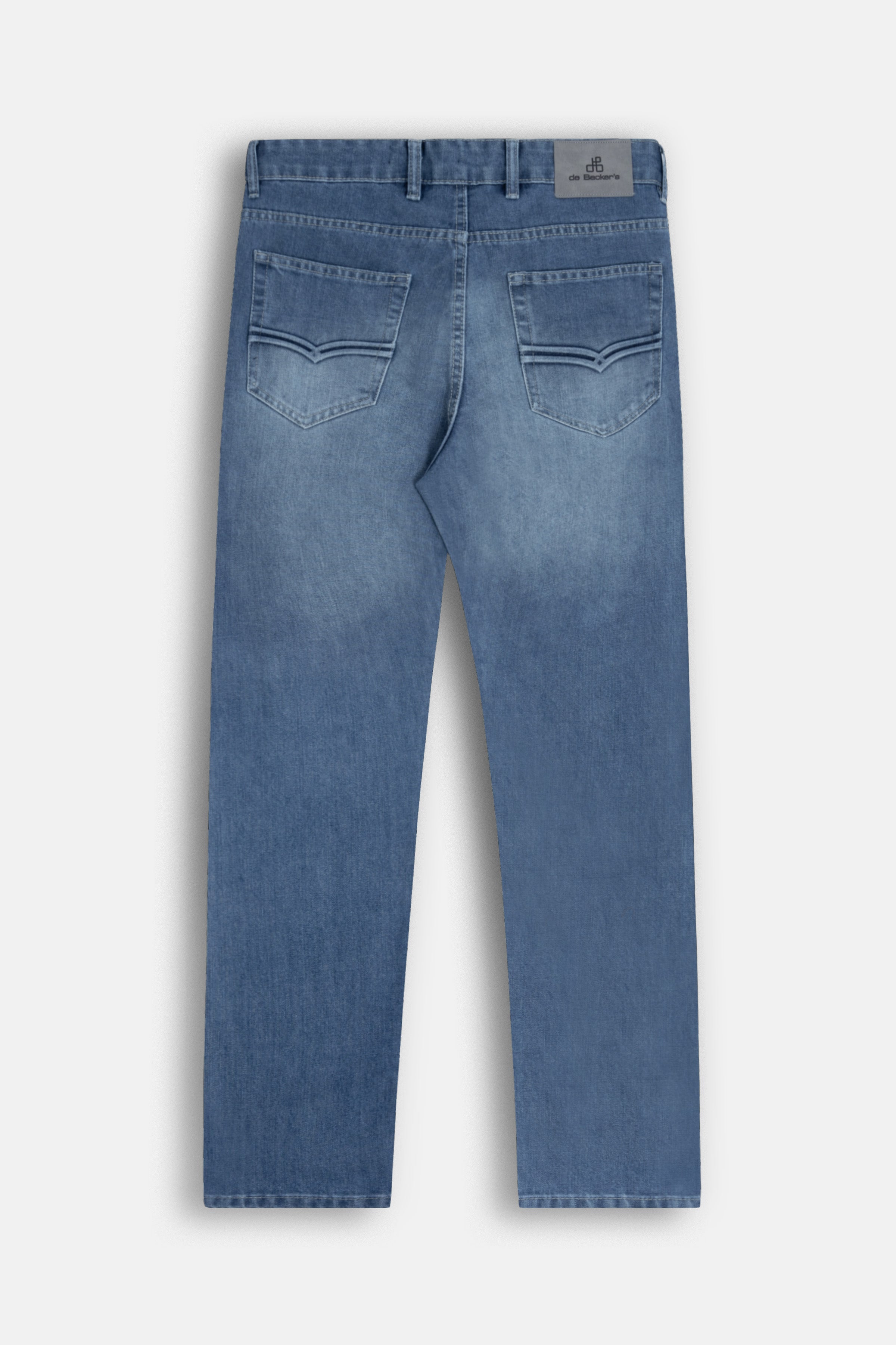 Mid Wash Jeans - 5