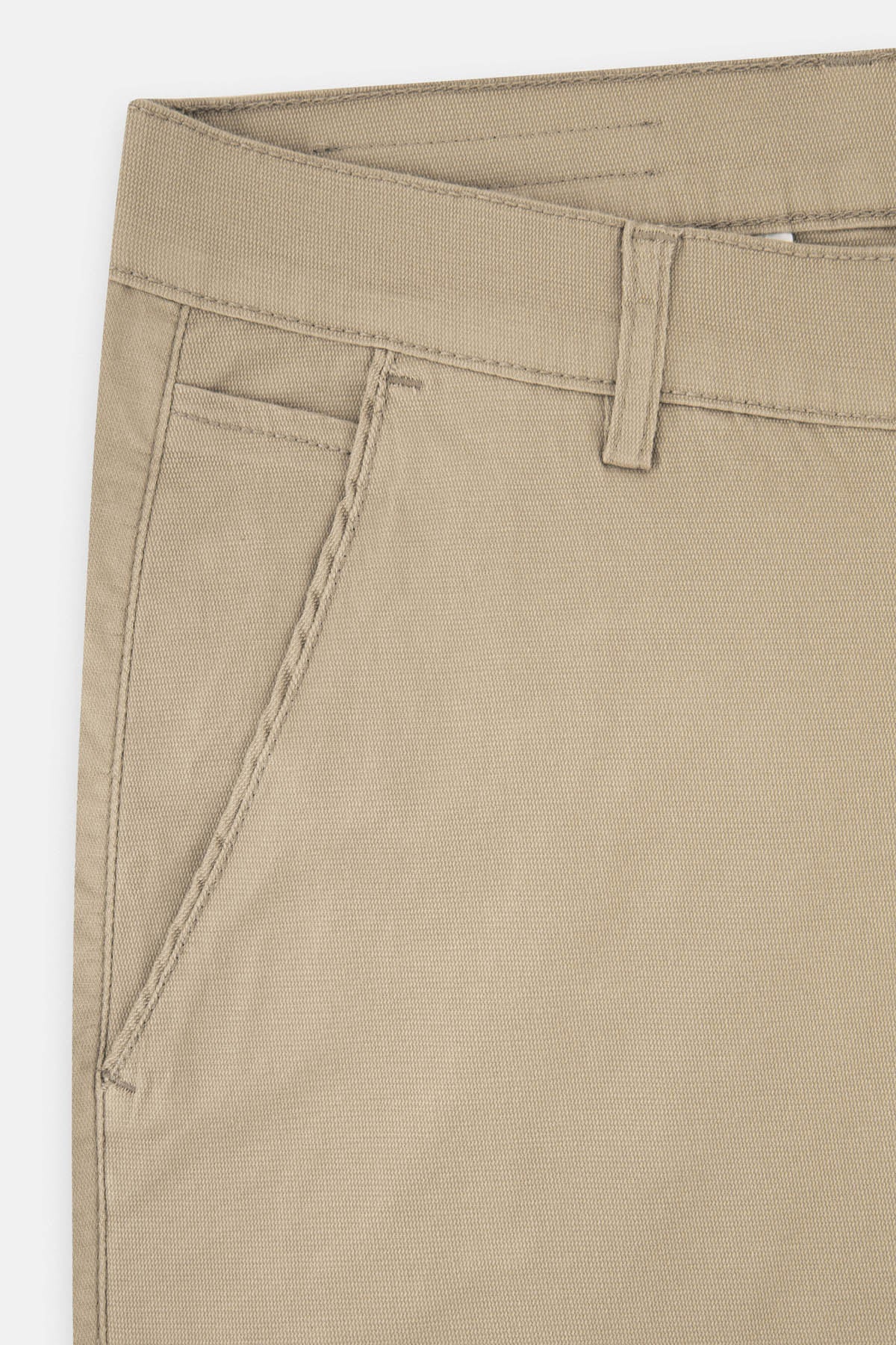 Pique Khaki Chino Pant - 3