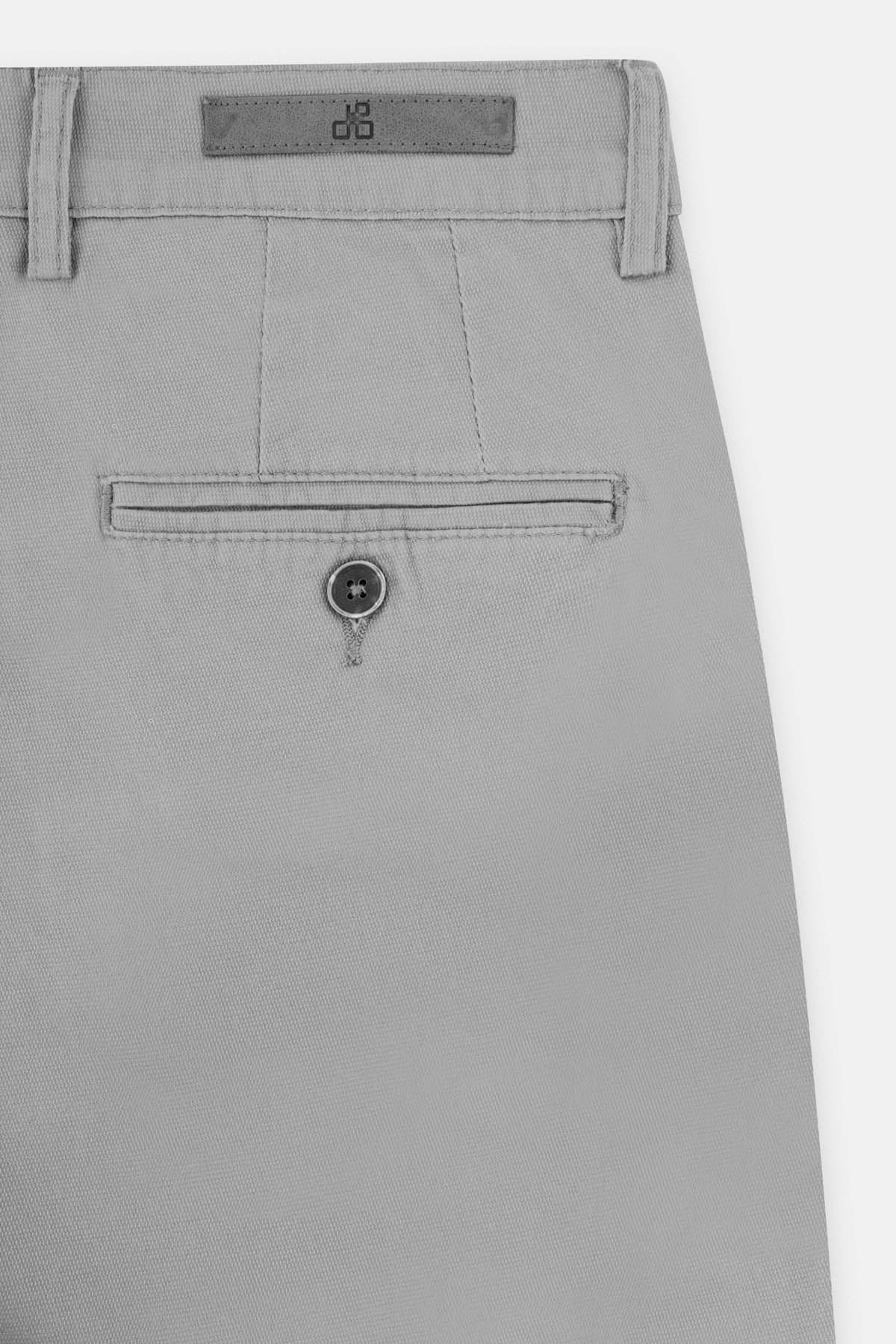 Pique Light Gray Chino Pant - 4