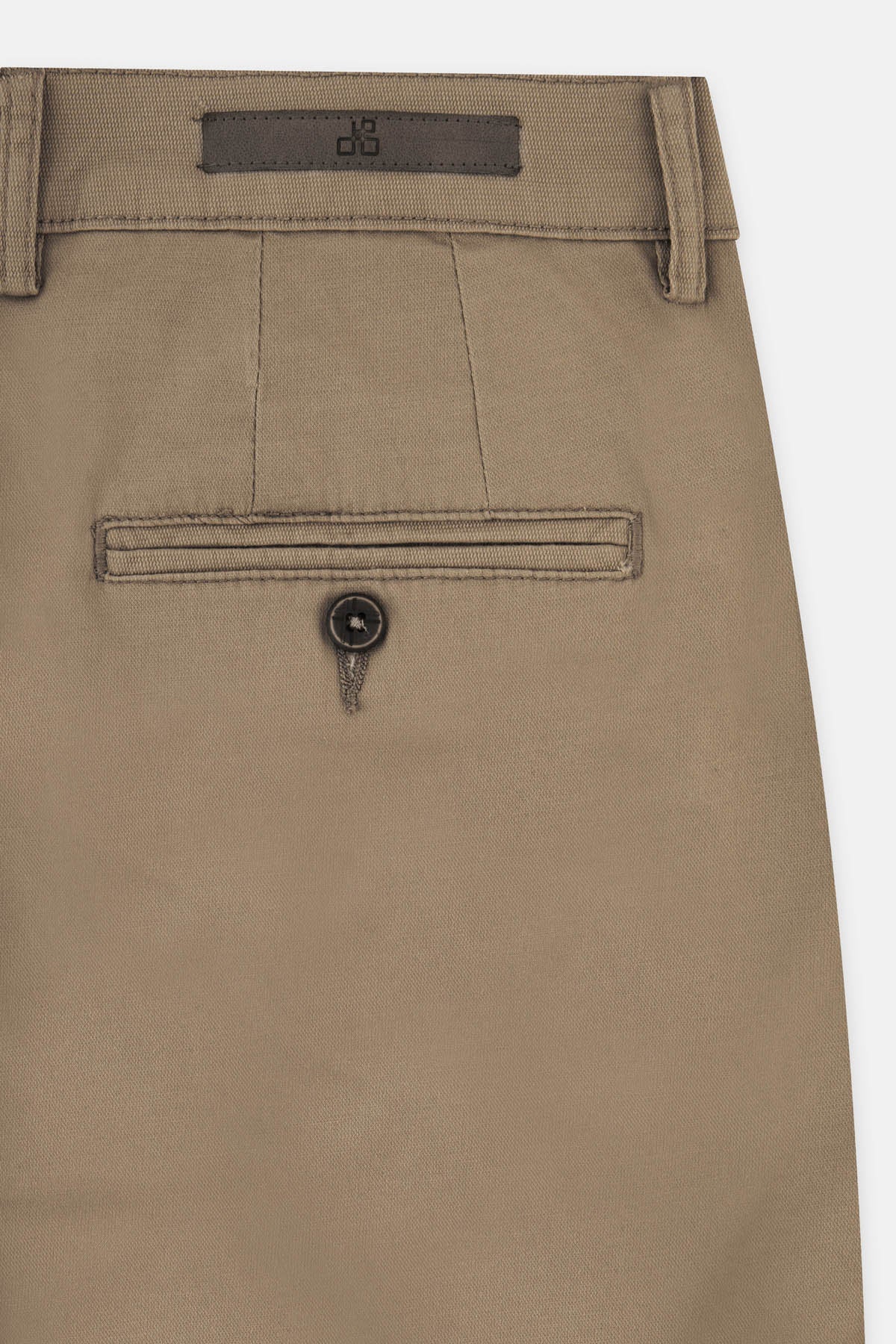Pique Pale Brown Chino Pant - 4