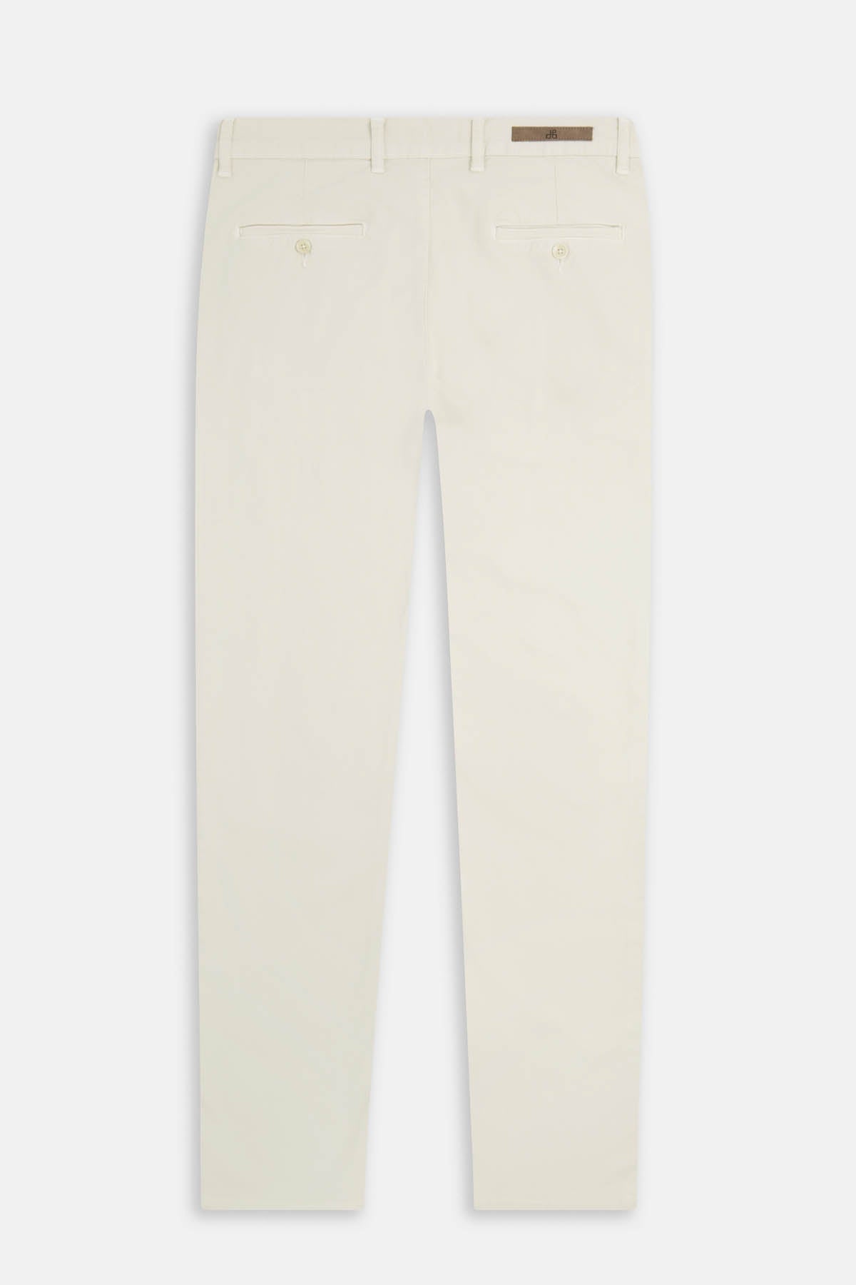 Twill Patterned Chino Alabaster Light-Beige Pant - 5