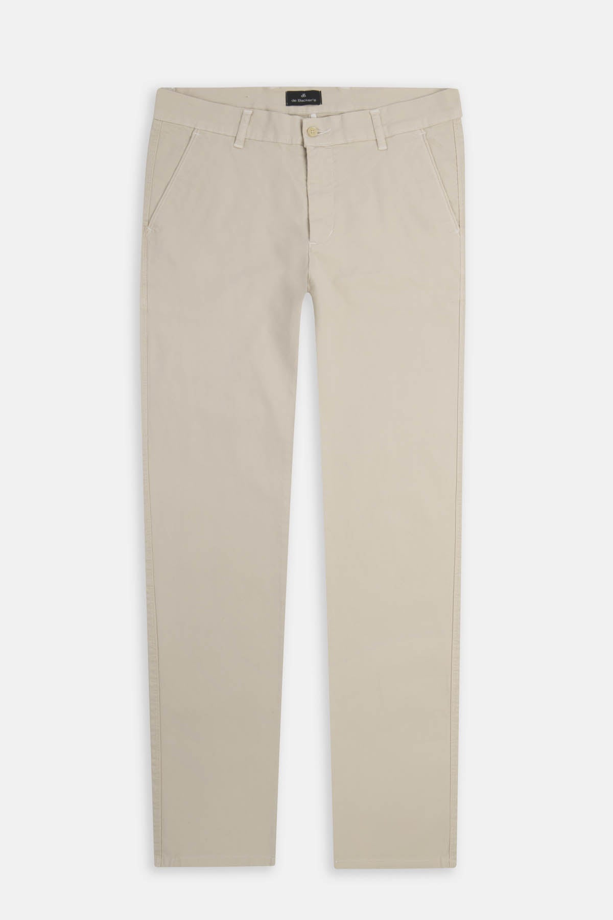 Twill Patterned Chino Bone Beige Pant - 1