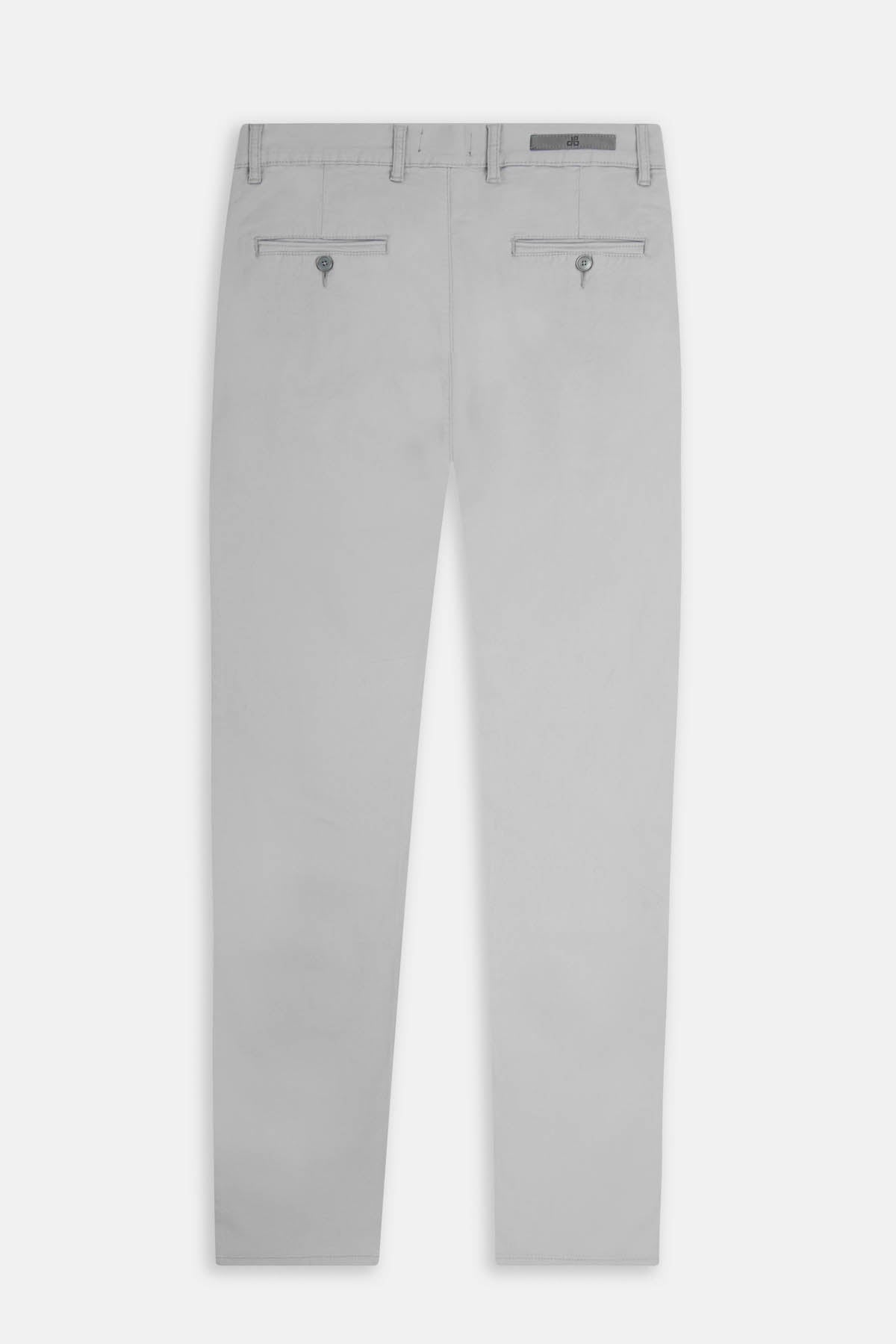 Twill Patterned Chino Light-Gray Pant - 5