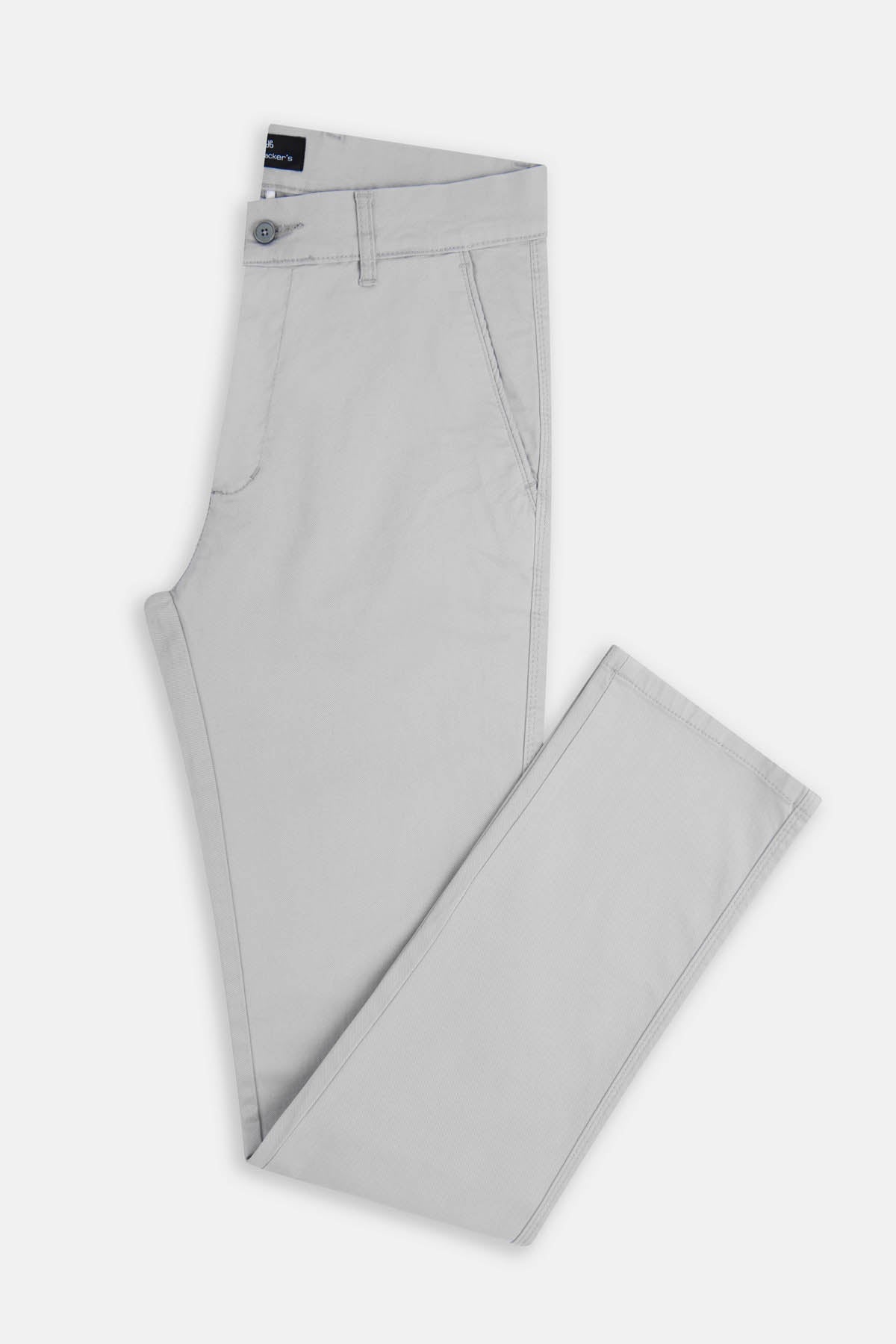 Twill Patterned Chino Light-Gray Pant - 6