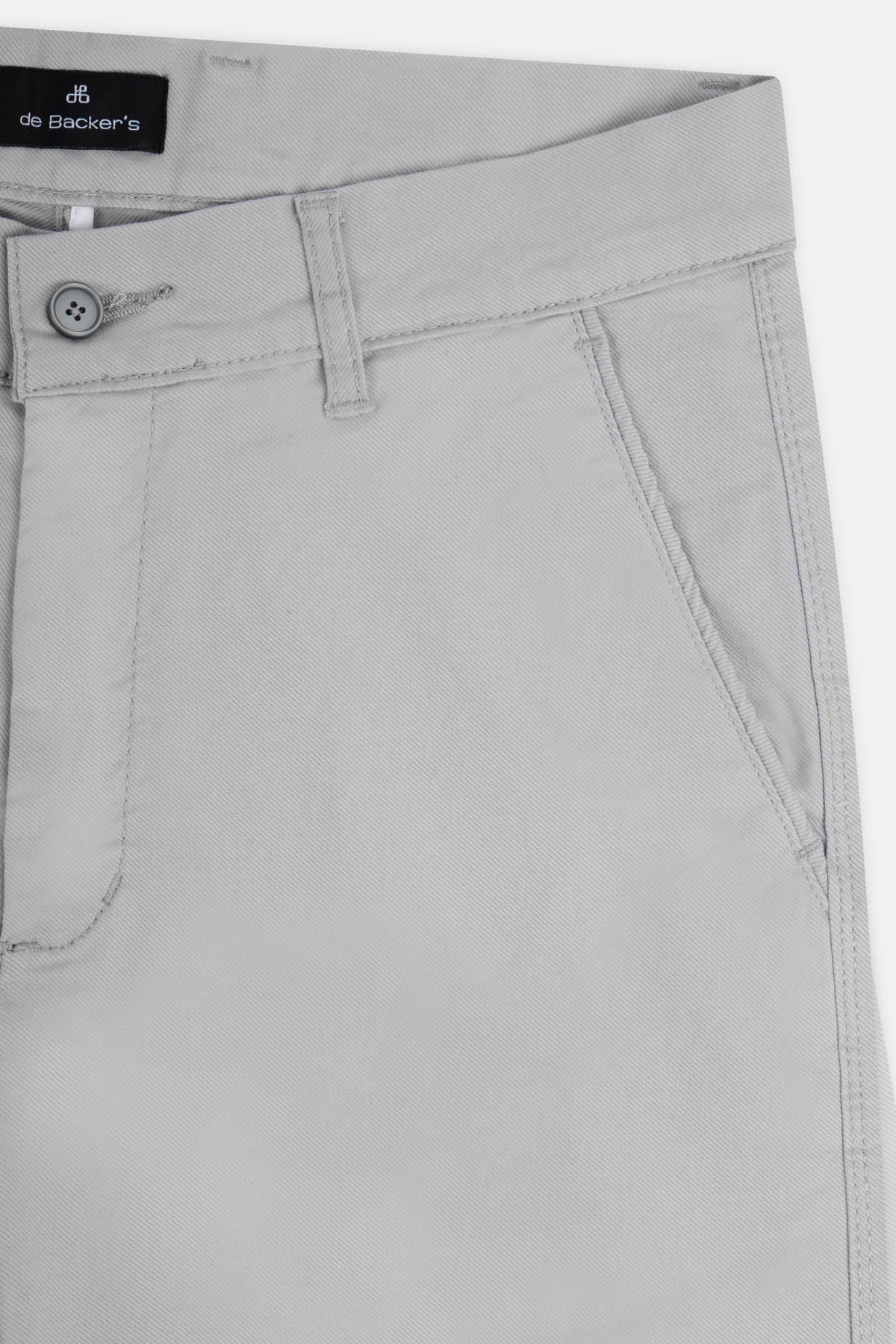 Twill Patterned Chino Light-Gray Pant - 3