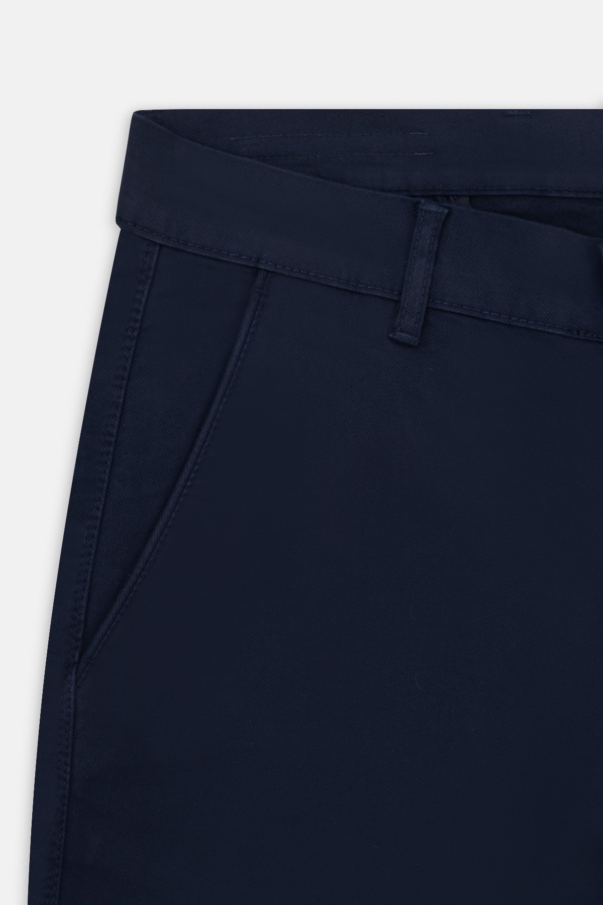 Pique Navy Chino Gabardine Pant - 3