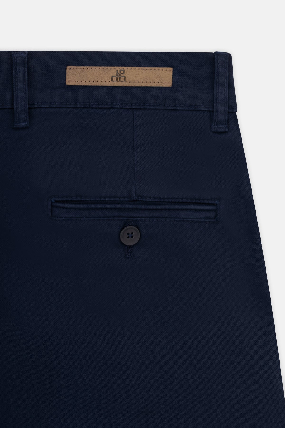 Pique Navy Chino Gabardine Pant - 4