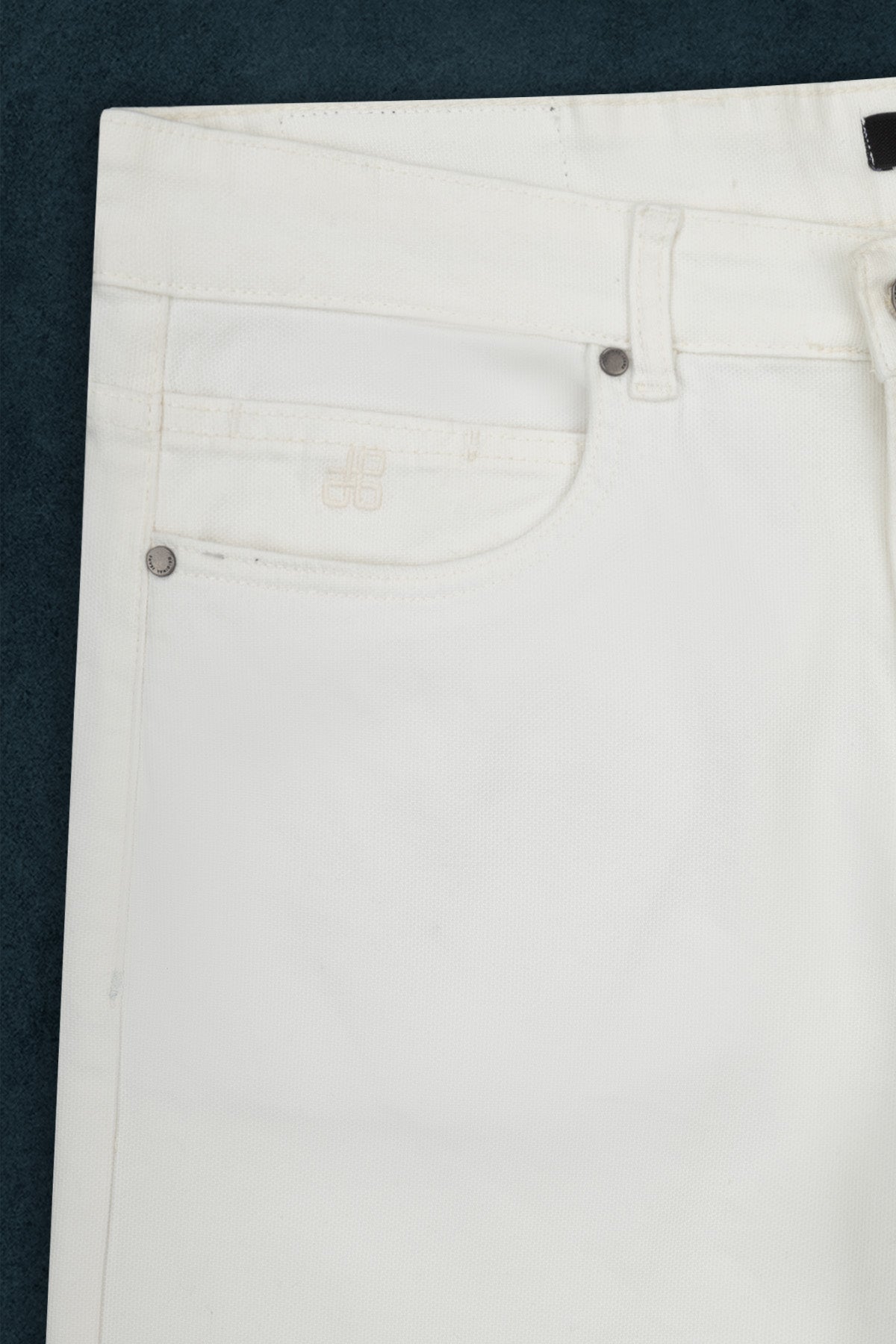 Off-White Gabardine Pant - 3