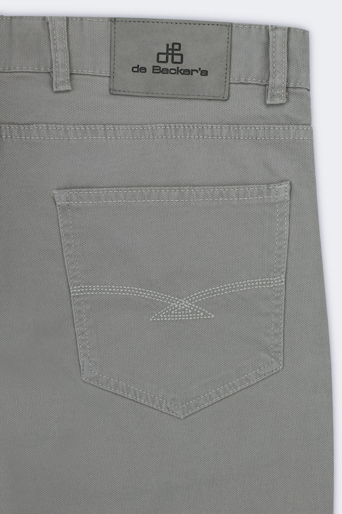 Gray Gabardine Pant - 4