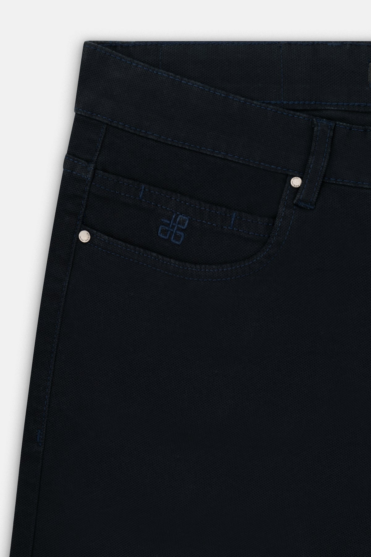 Dark Navy Gabardine Pant - 3