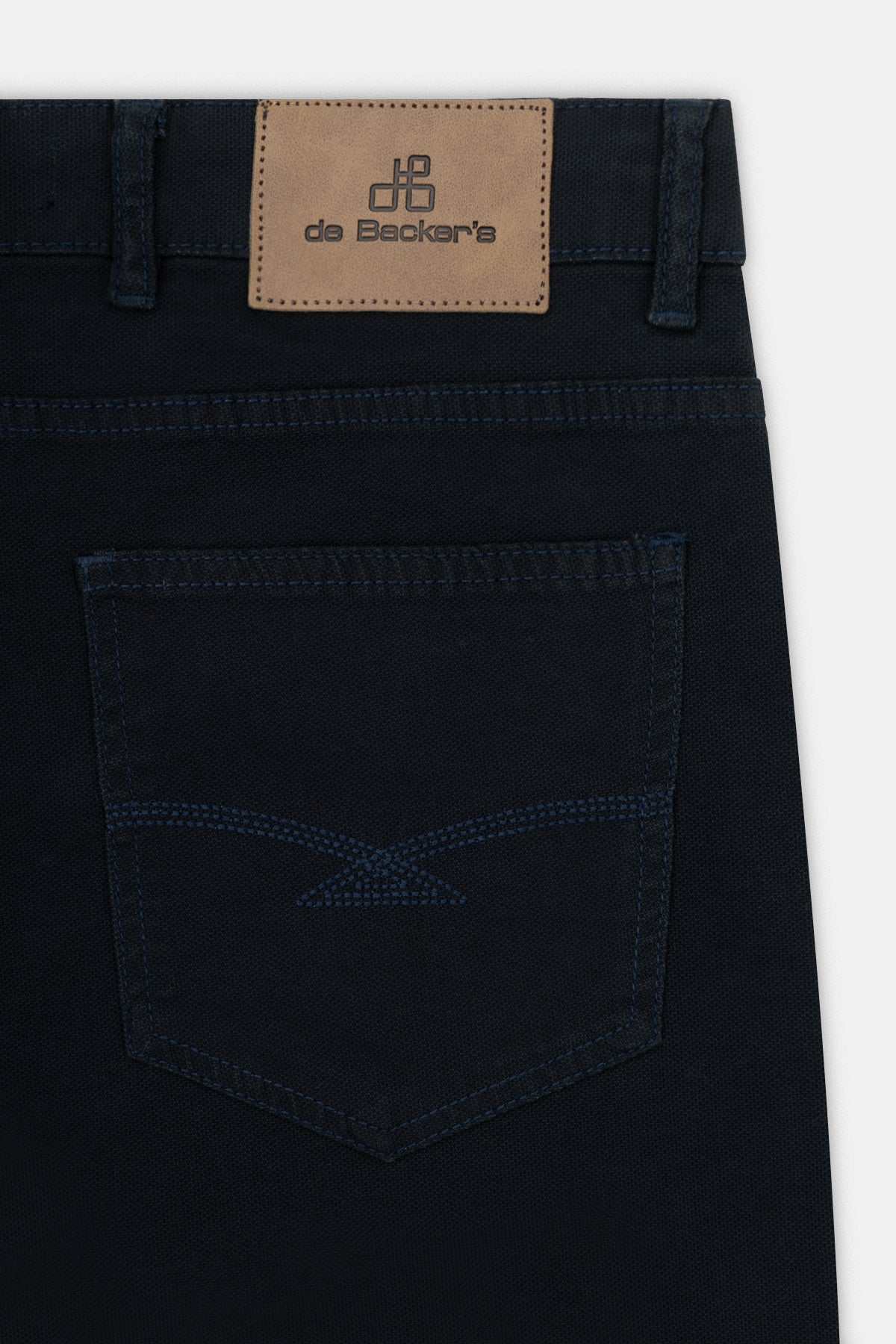 Dark Navy Gabardine Pant - 4