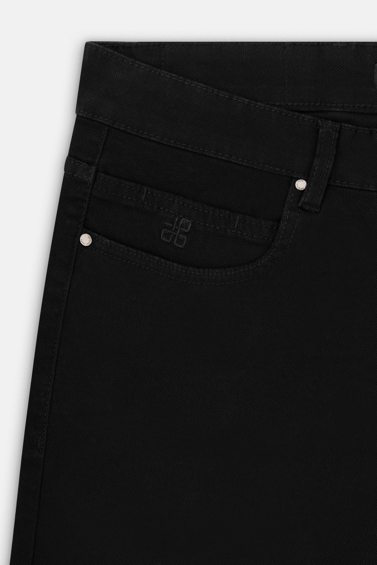 Black Gabardine Pant - 3
