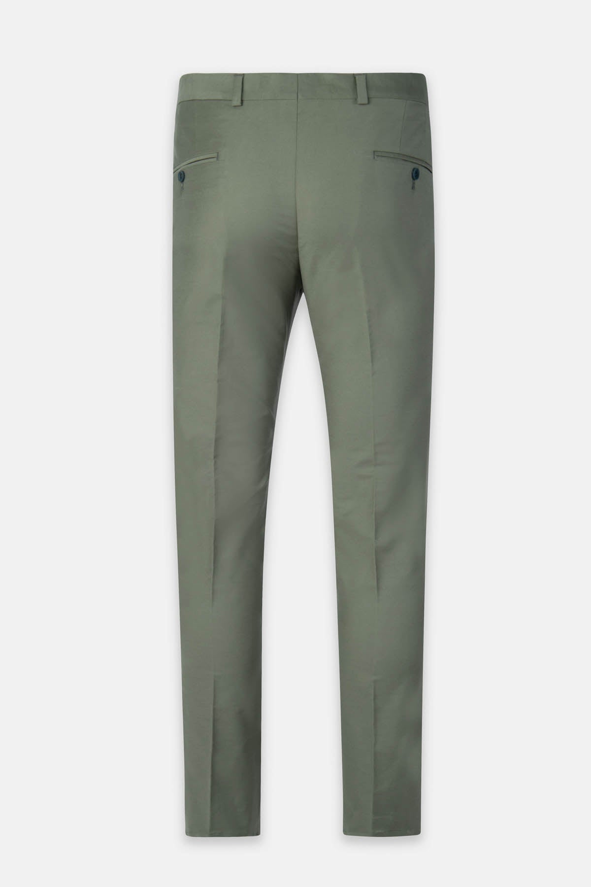 Twill Light Reseda Green Chino Classic Pant - 5