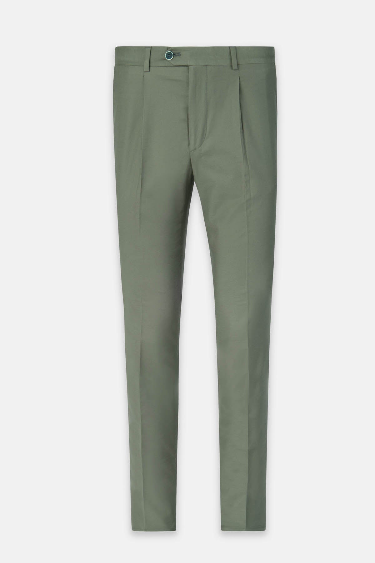 Twill Light Reseda Green Chino Classic Pant - 2