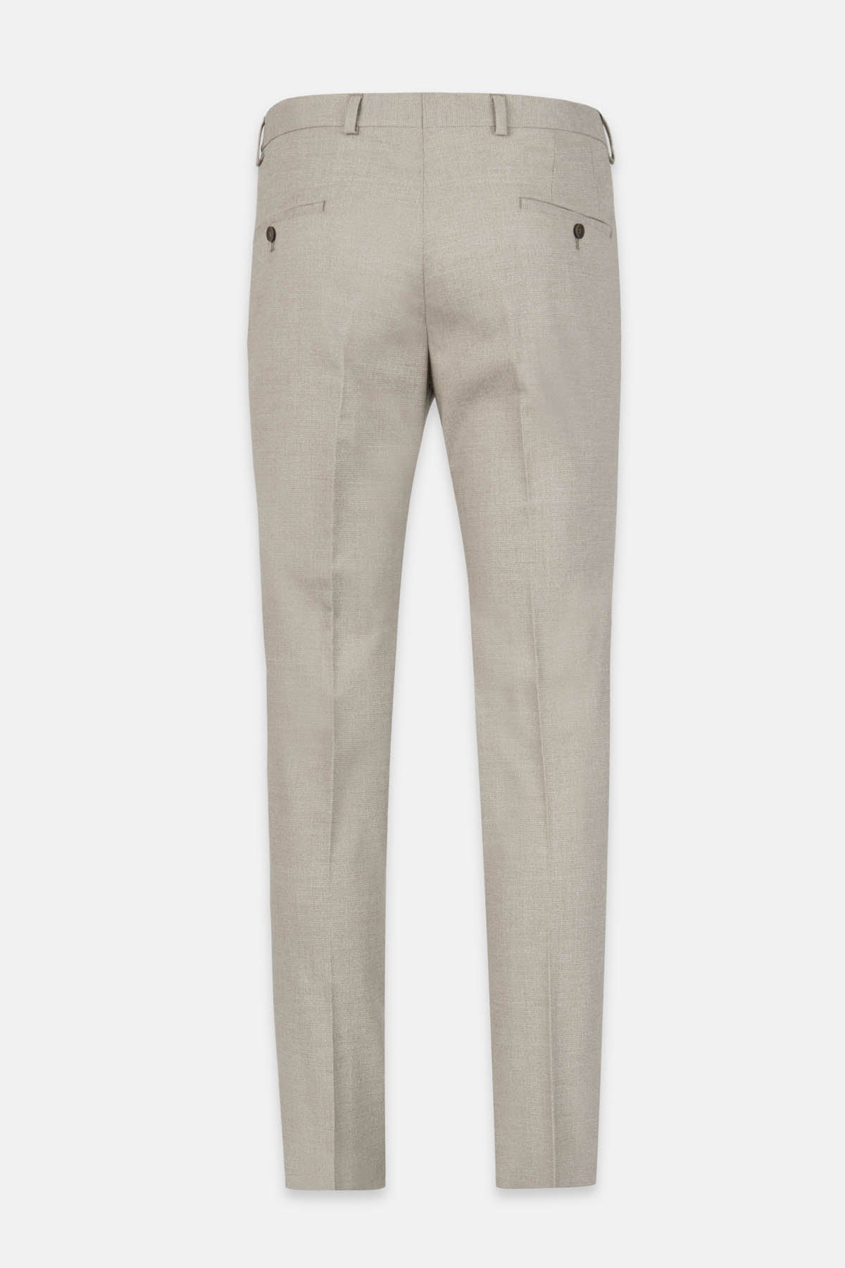 Jacquard Beige Classic Pant - 4