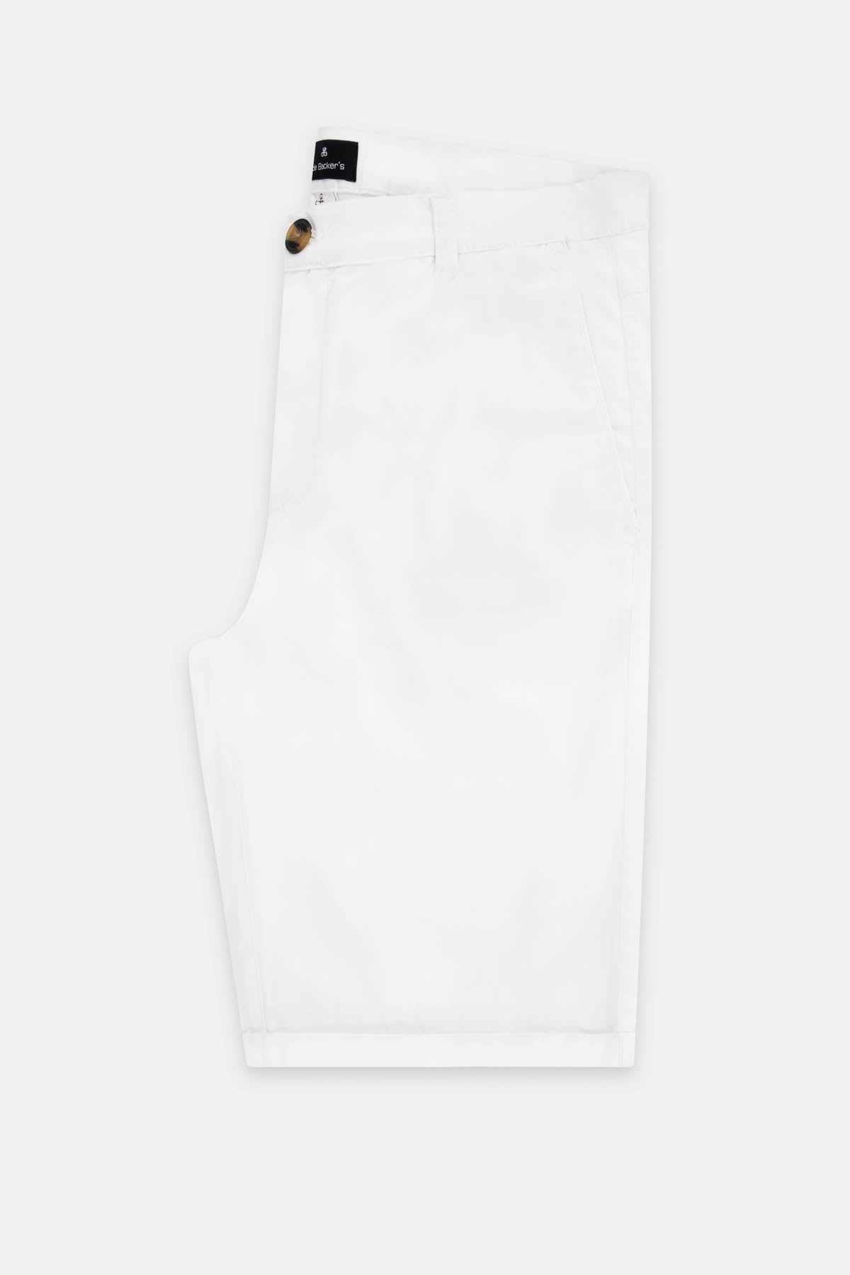 White Gabardine Short - 1