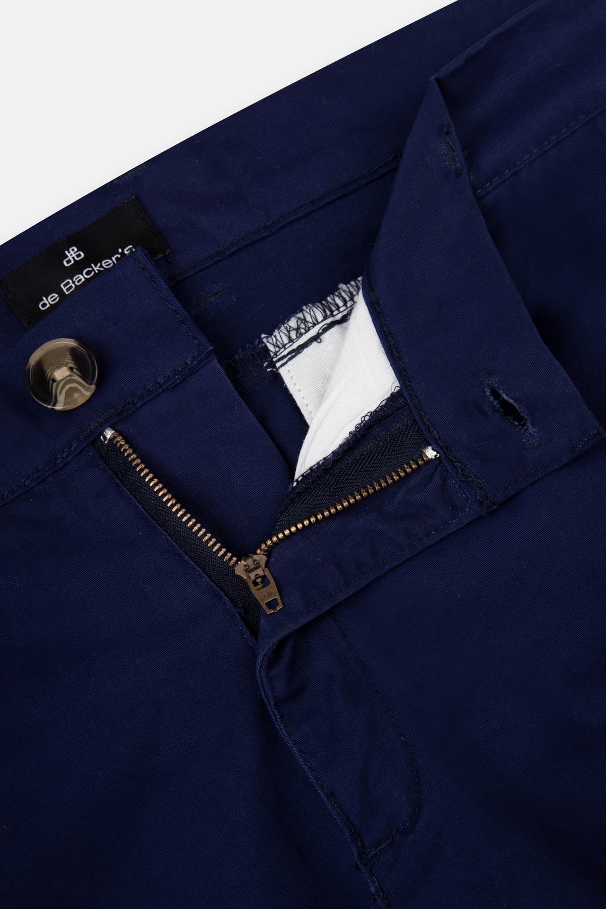 Navy Gabardine Short - De Backers - 2