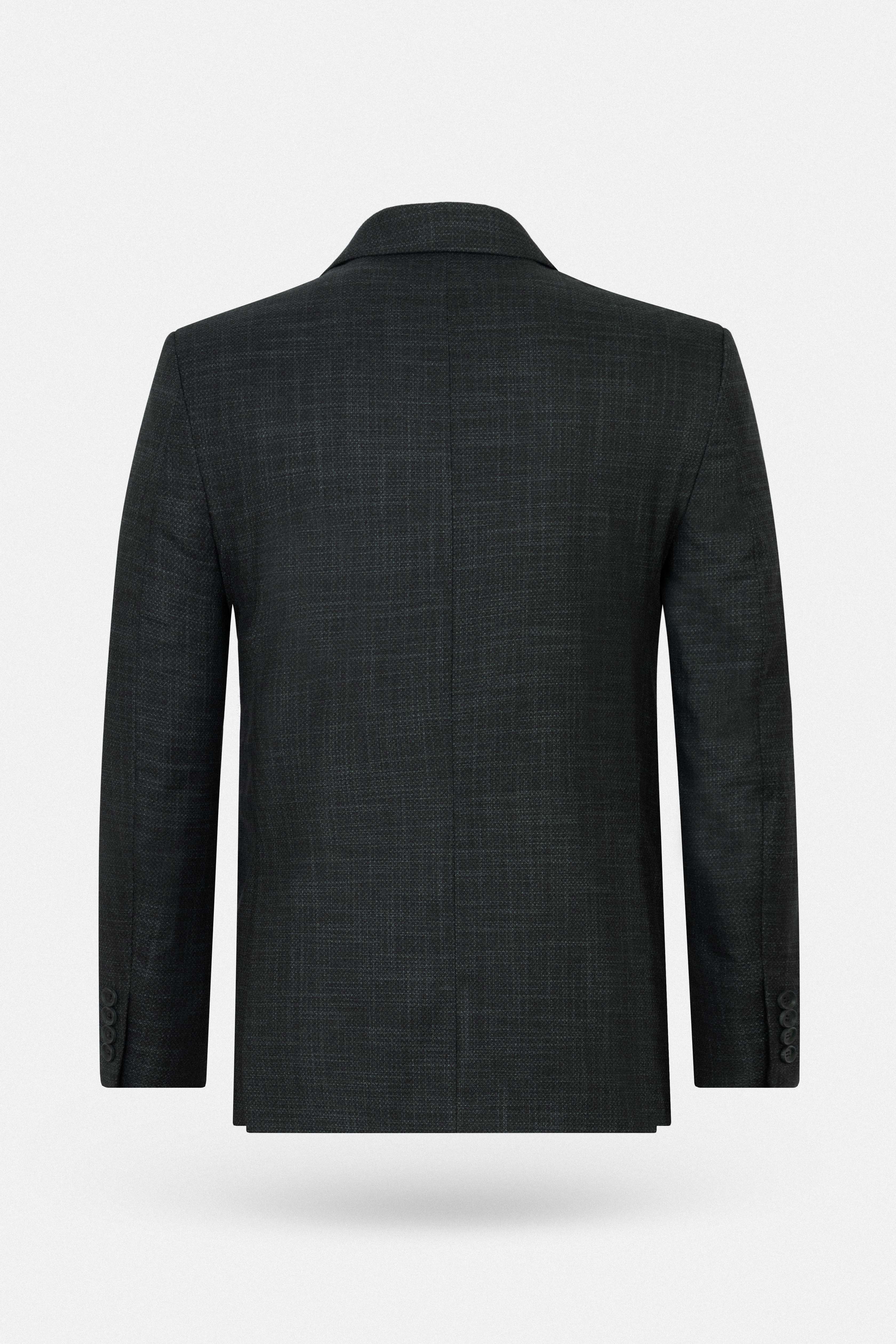 Jacquard Black Blazer
