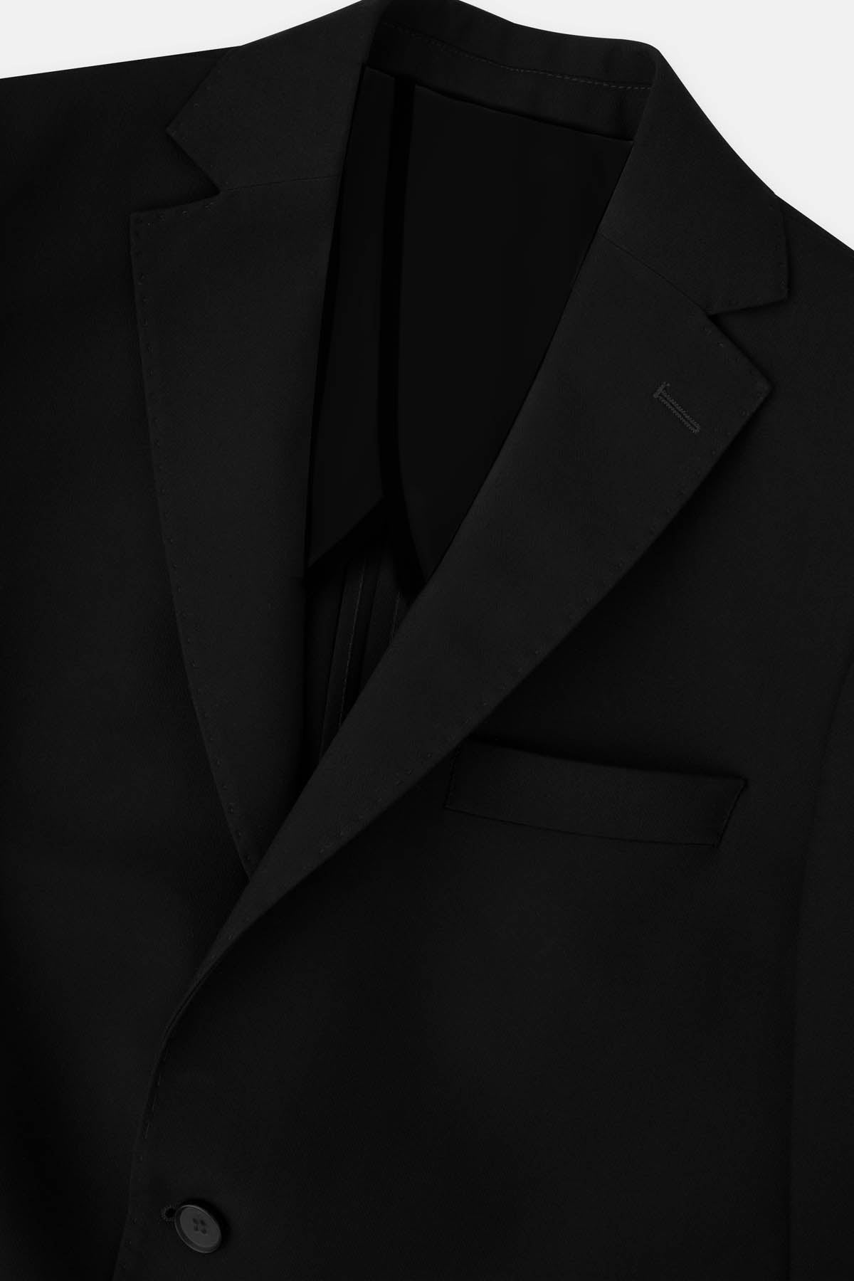 Tweed Black Blazer - 2