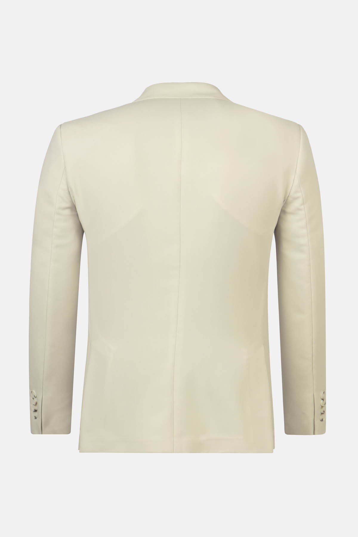 Tweed Light Beige Blazer - 5