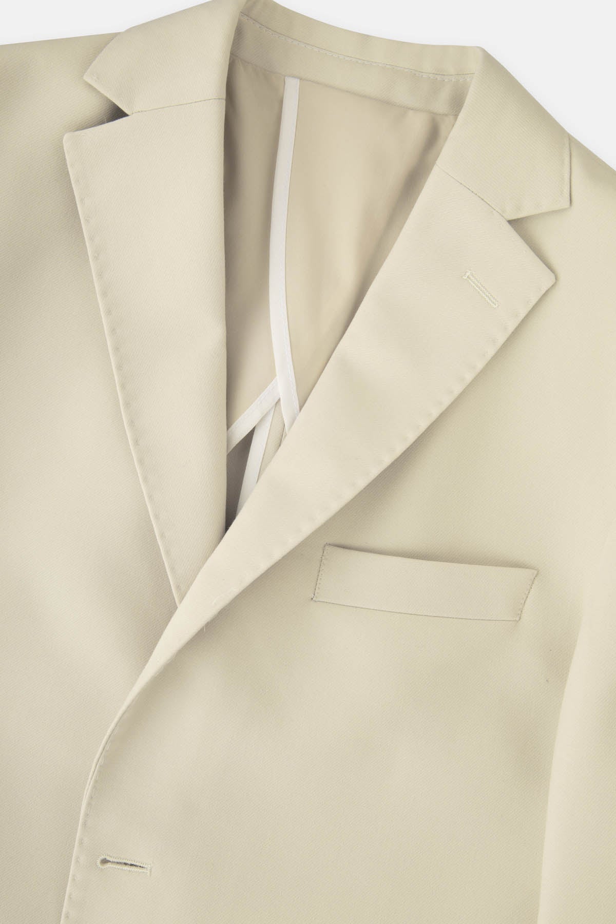 Tweed Light Beige Blazer - 2