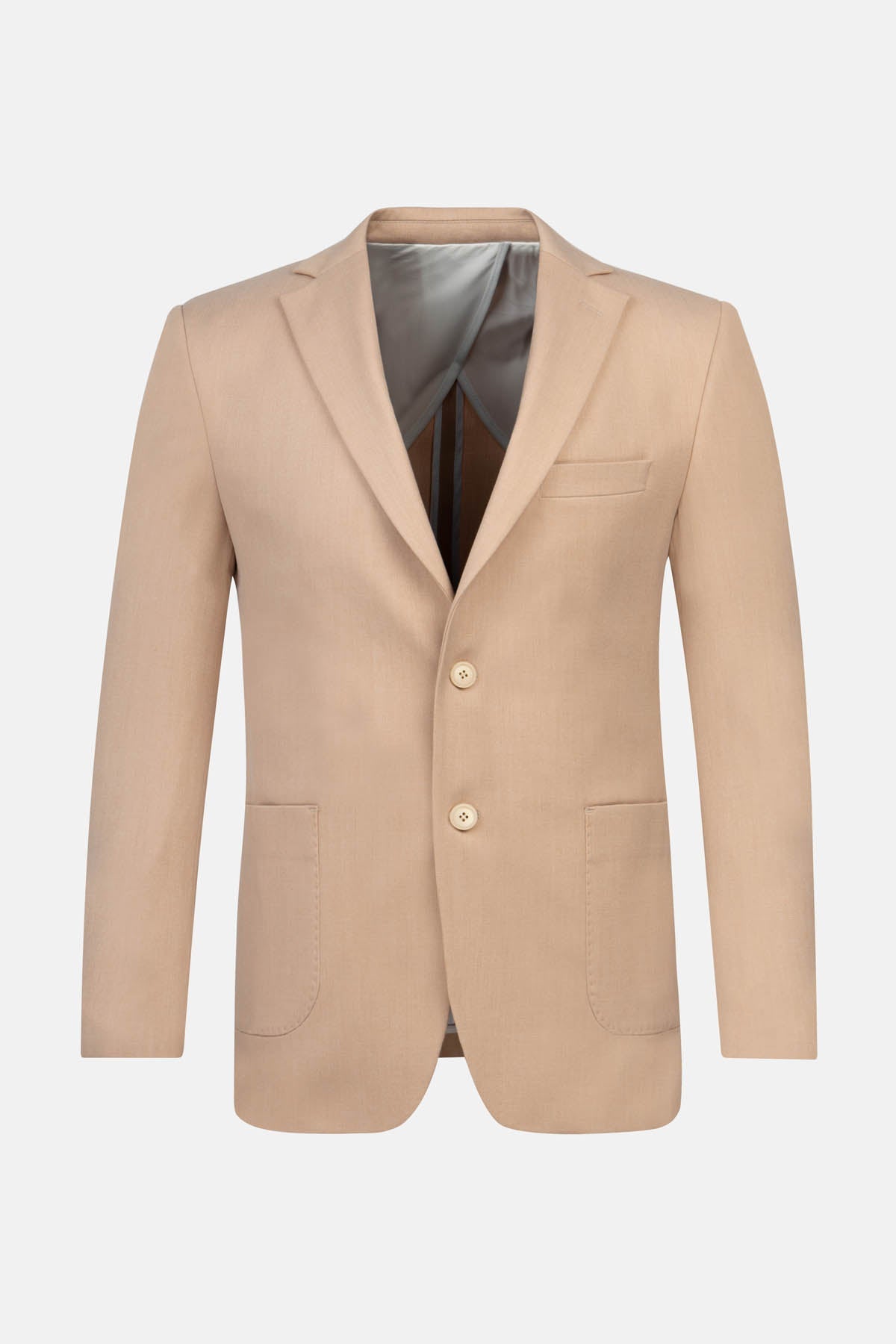 Tweed Tan Blazer - 1