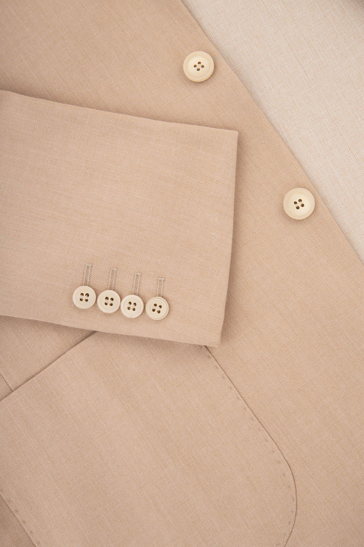 Tweed Tan Blazer - 3