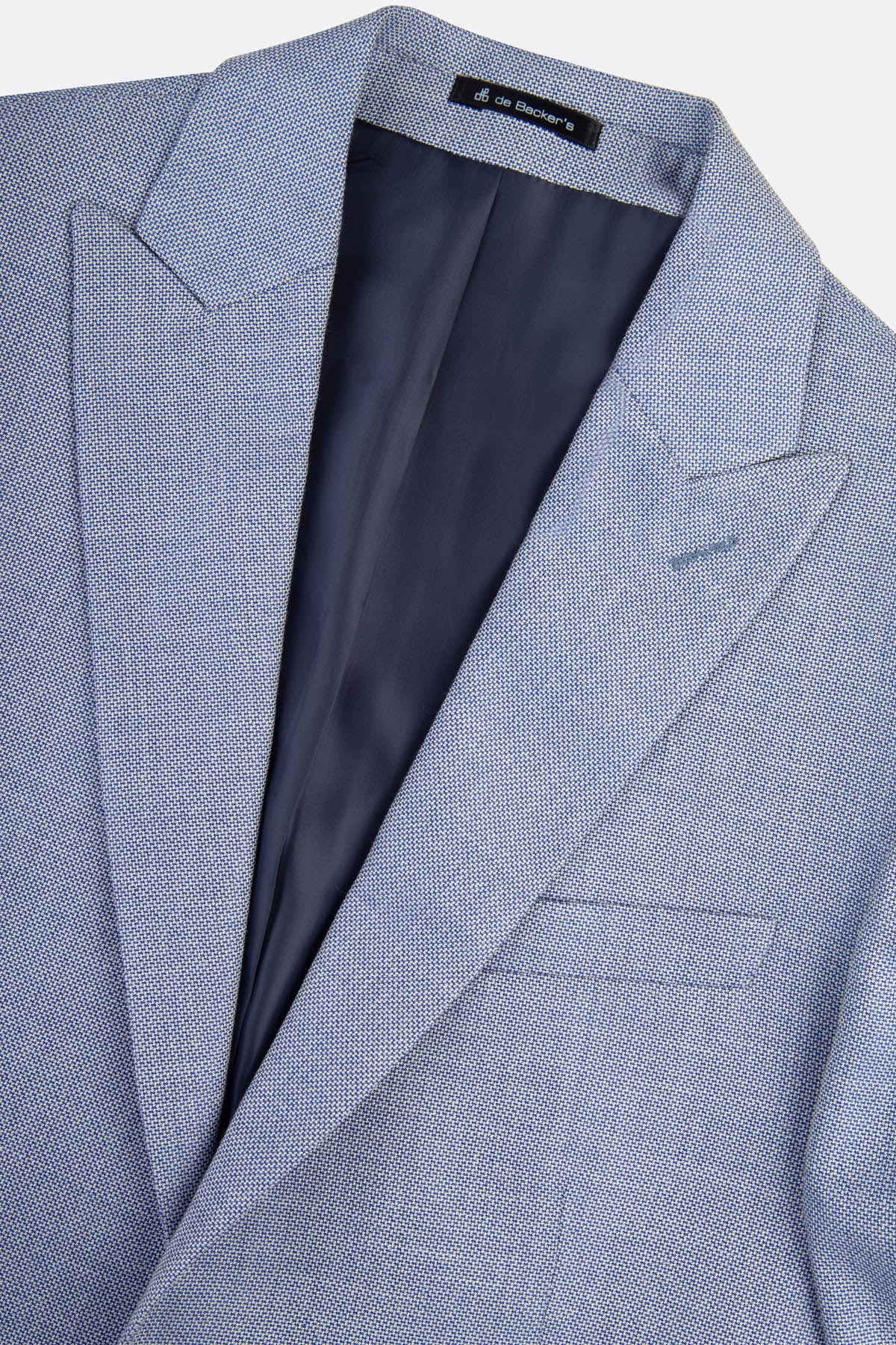 Jacquard Powder Blue Blazer - 4