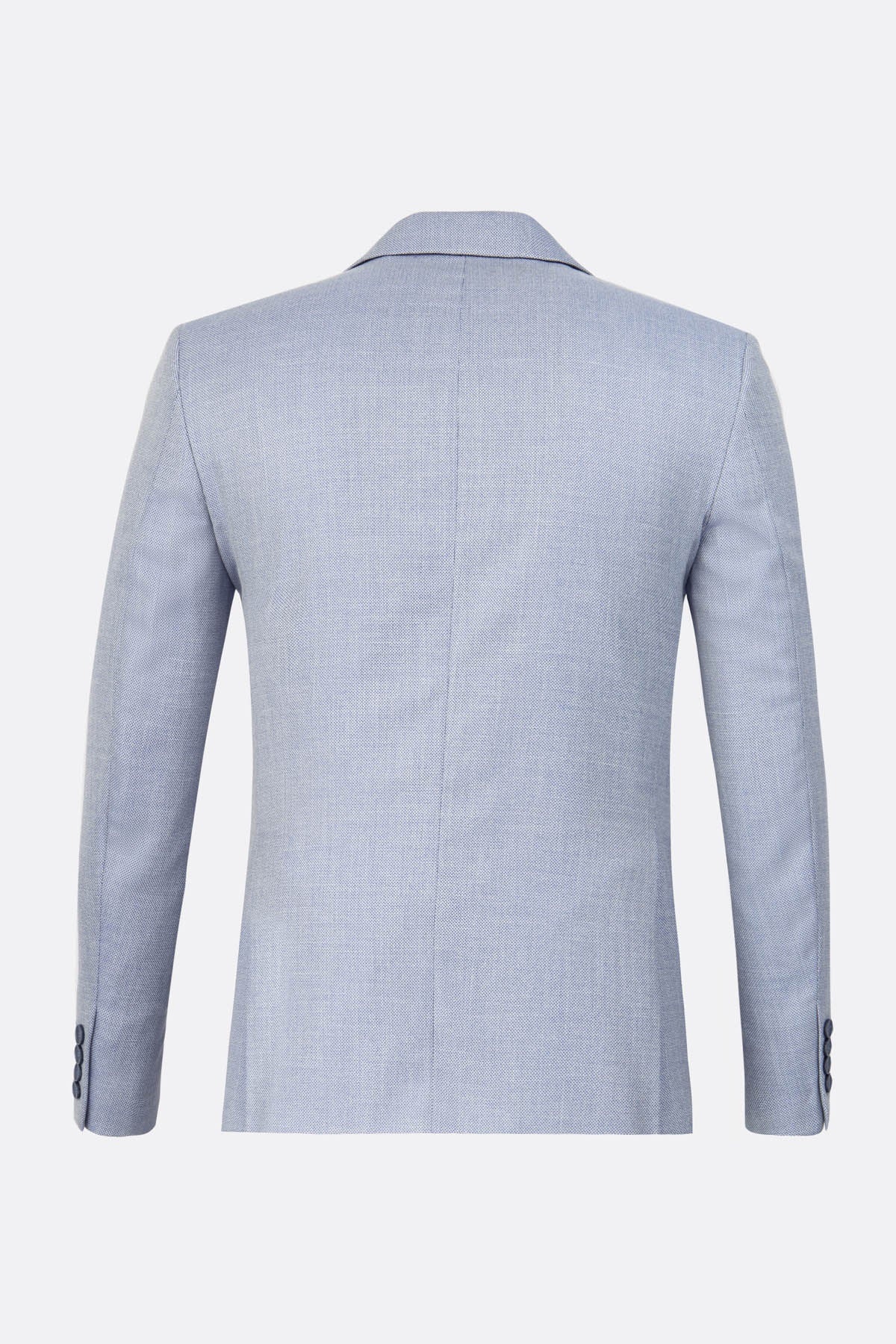 Jacquard Powder Blue Blazer - 5