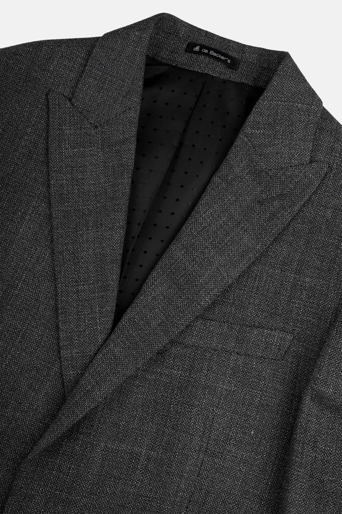 Jacquard Dark Gray Blazer - 2